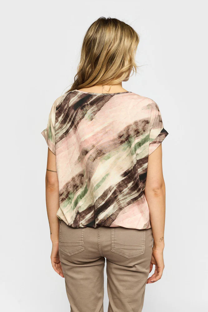 OTEA - Kortærmet bluse med print - Image 3