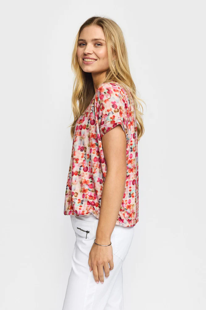OTEA - Kortærmet bluse med print - Image 6