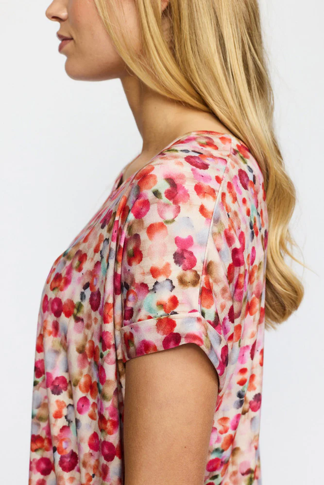 OTEA - Kortærmet bluse med print - Image 8
