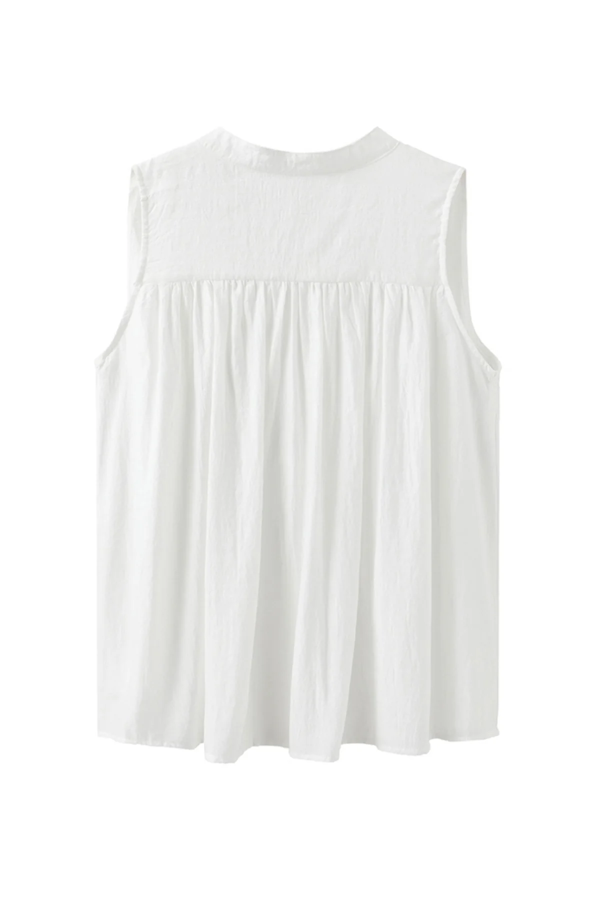 Agathe - Let top med knapper - Image 4