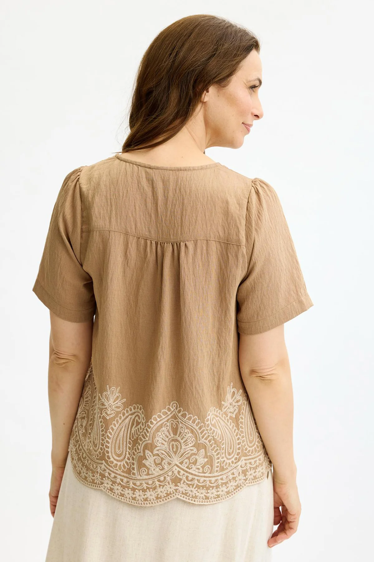 Agnes - Bluse med bølgekant - Image 3