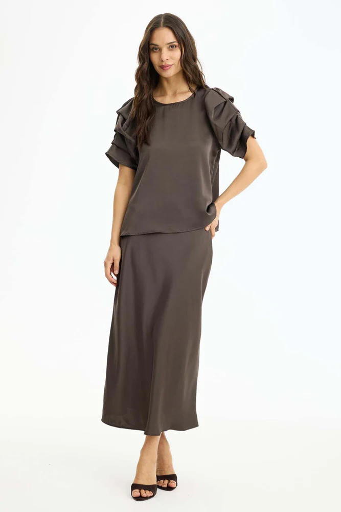 Alexandra - Bluse med fine ærmer - Image 2