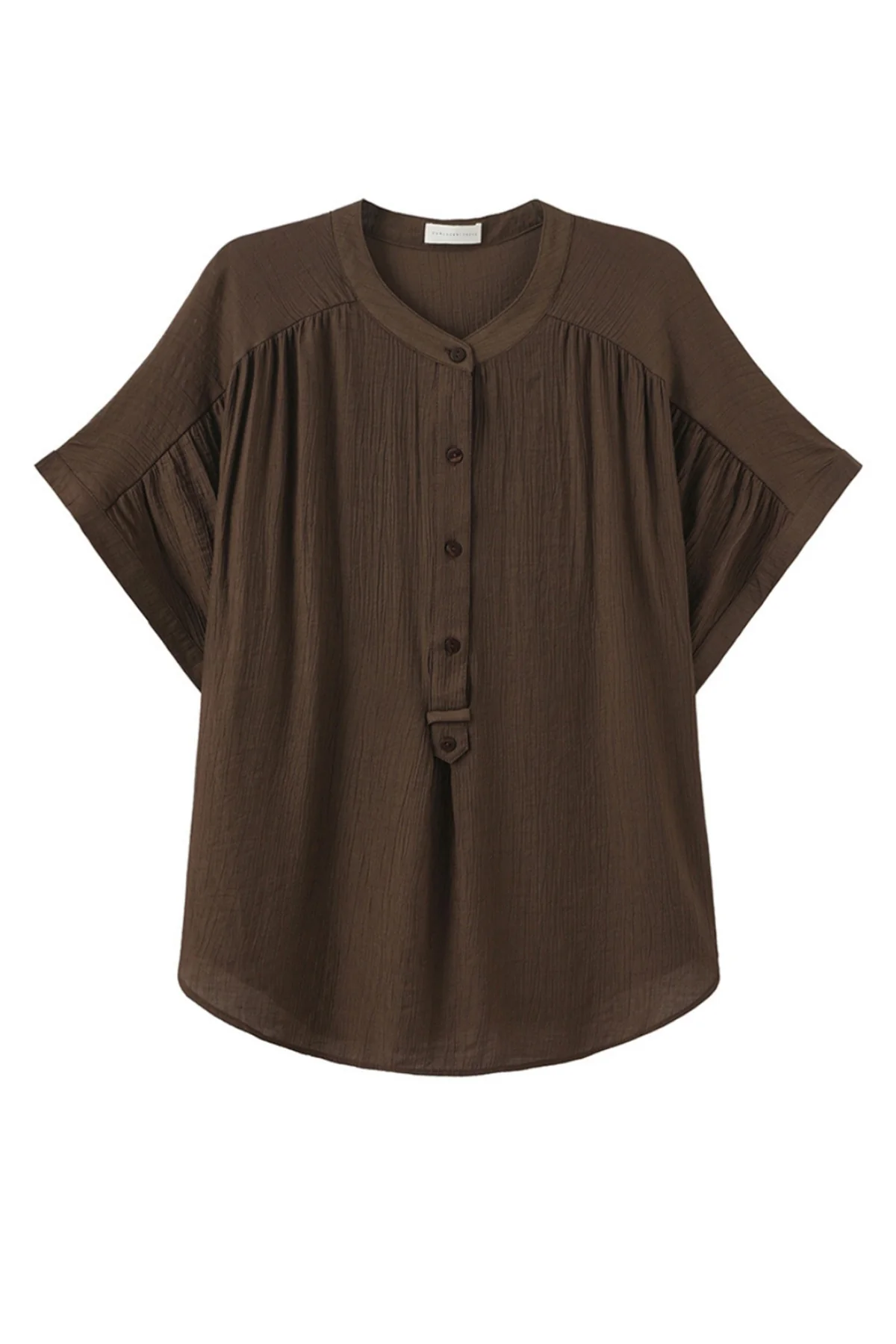 Alfrieda - Kortærmet bluse med knapper - Image 3