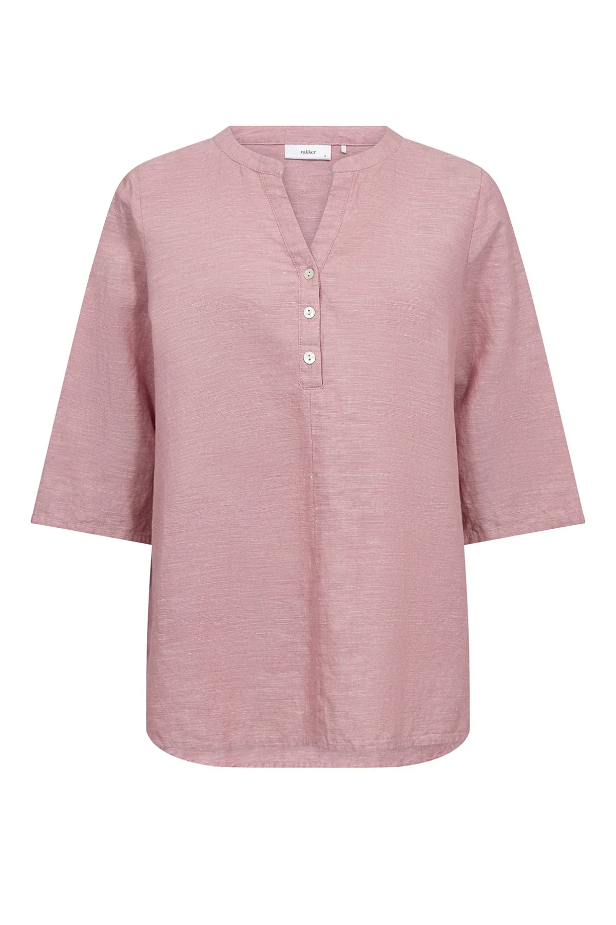 Alora - Hørbluse med trekvartærmer - Image 10