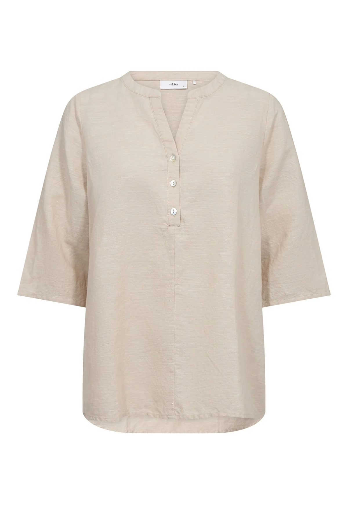 Alora - Hørbluse med trekvartærmer - Image 14