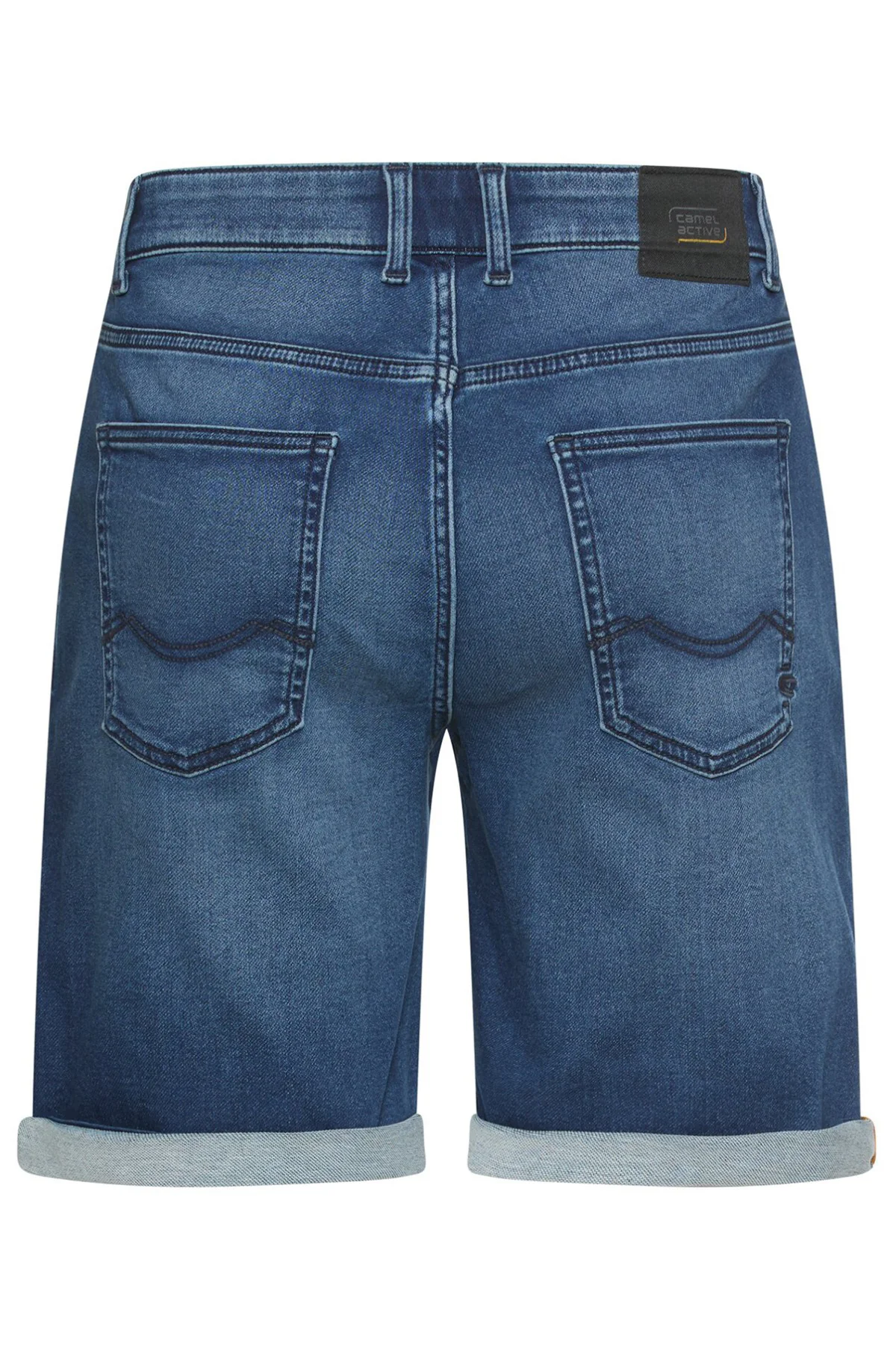 Denim shorts med opsmøg - Image 10