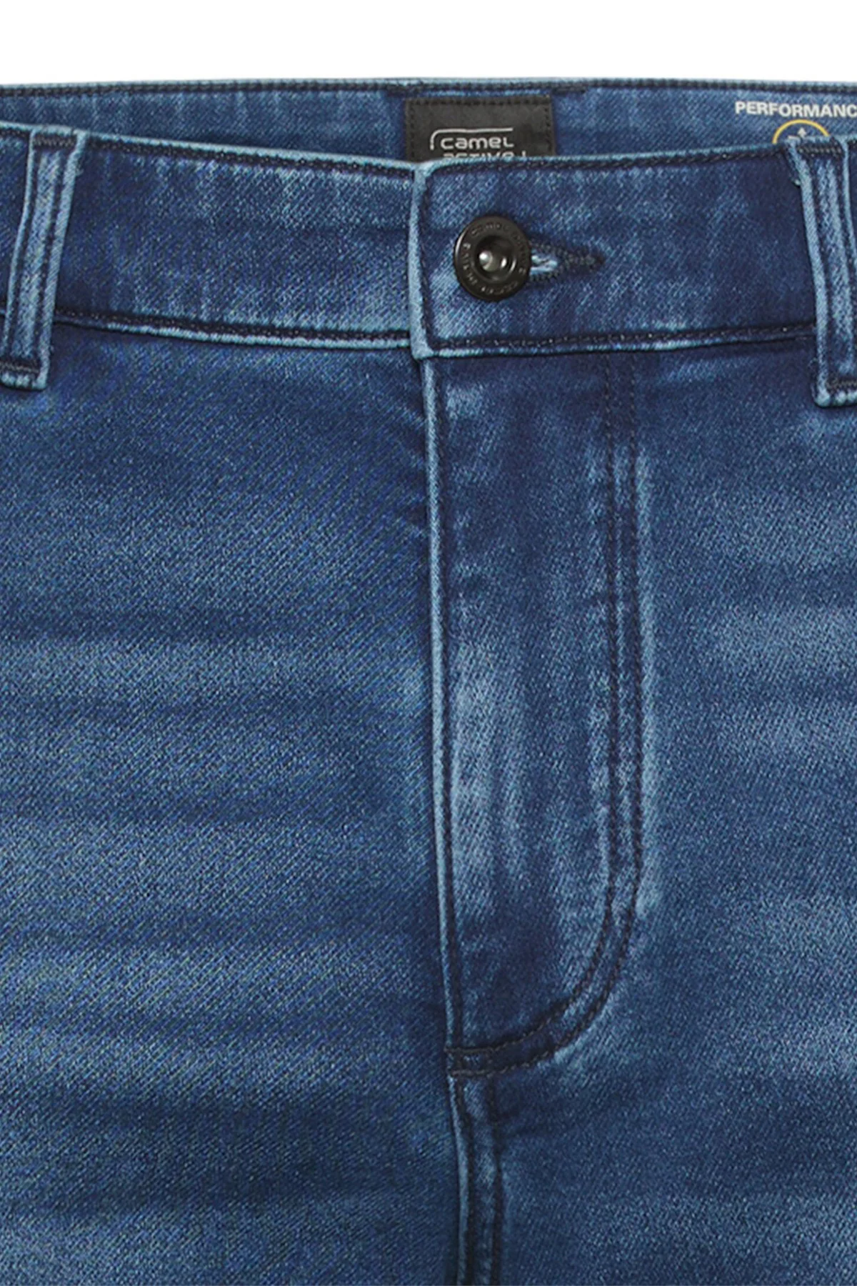Denim shorts med opsmøg - Image 11