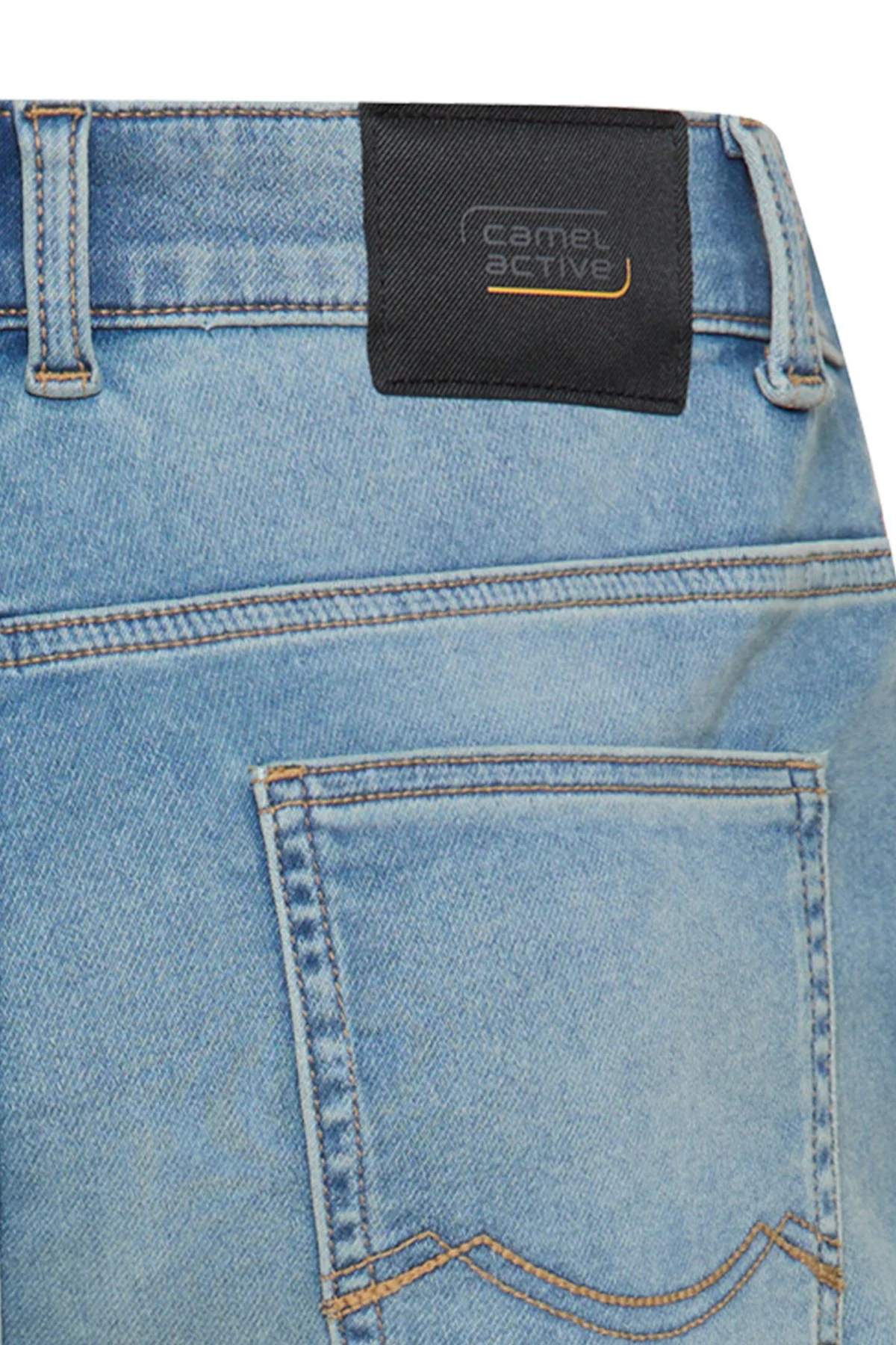 Denim shorts med opsmøg - Image 4