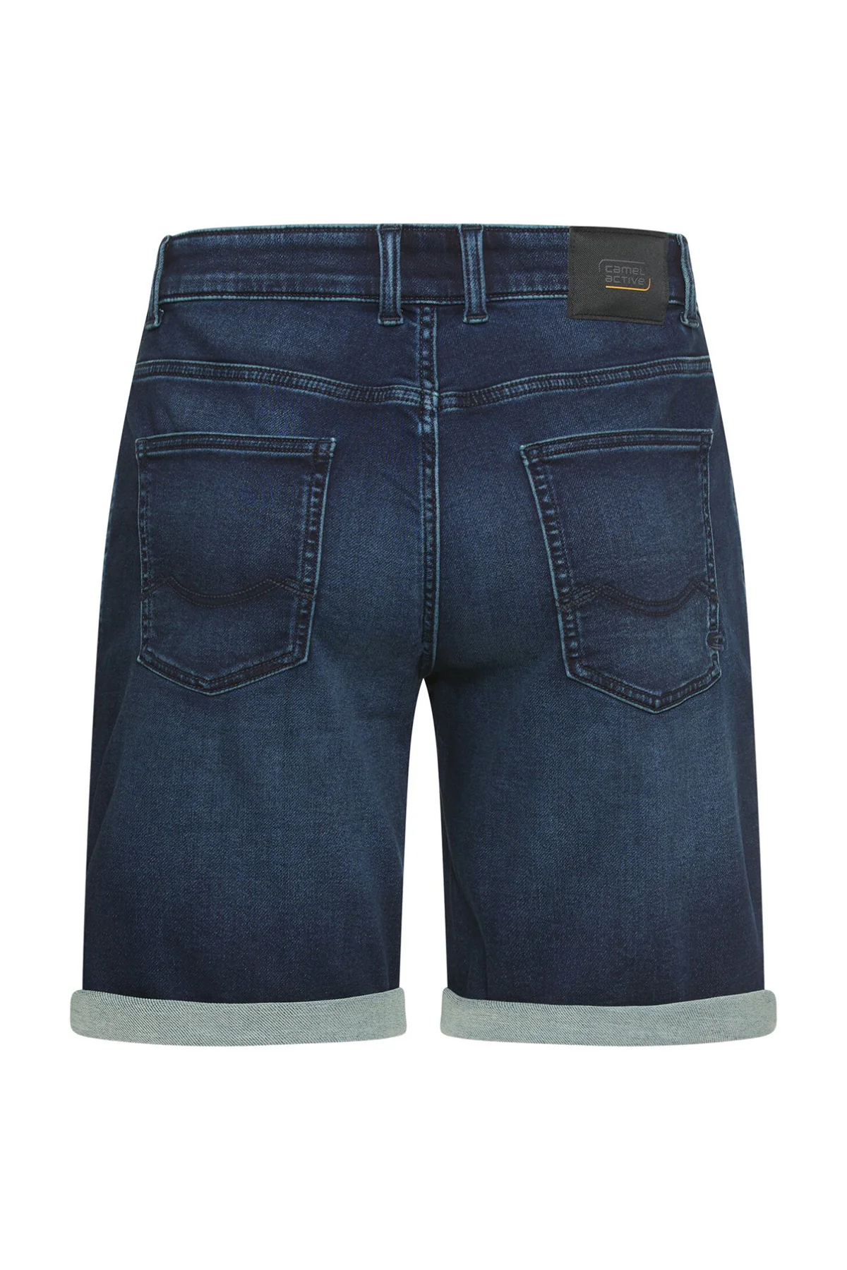Denim shorts med opsmøg - Image 6