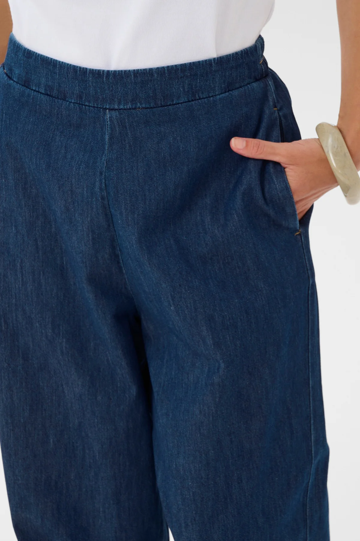 CUlava Arpa - Denim bukser med elastisk talje - Image 4