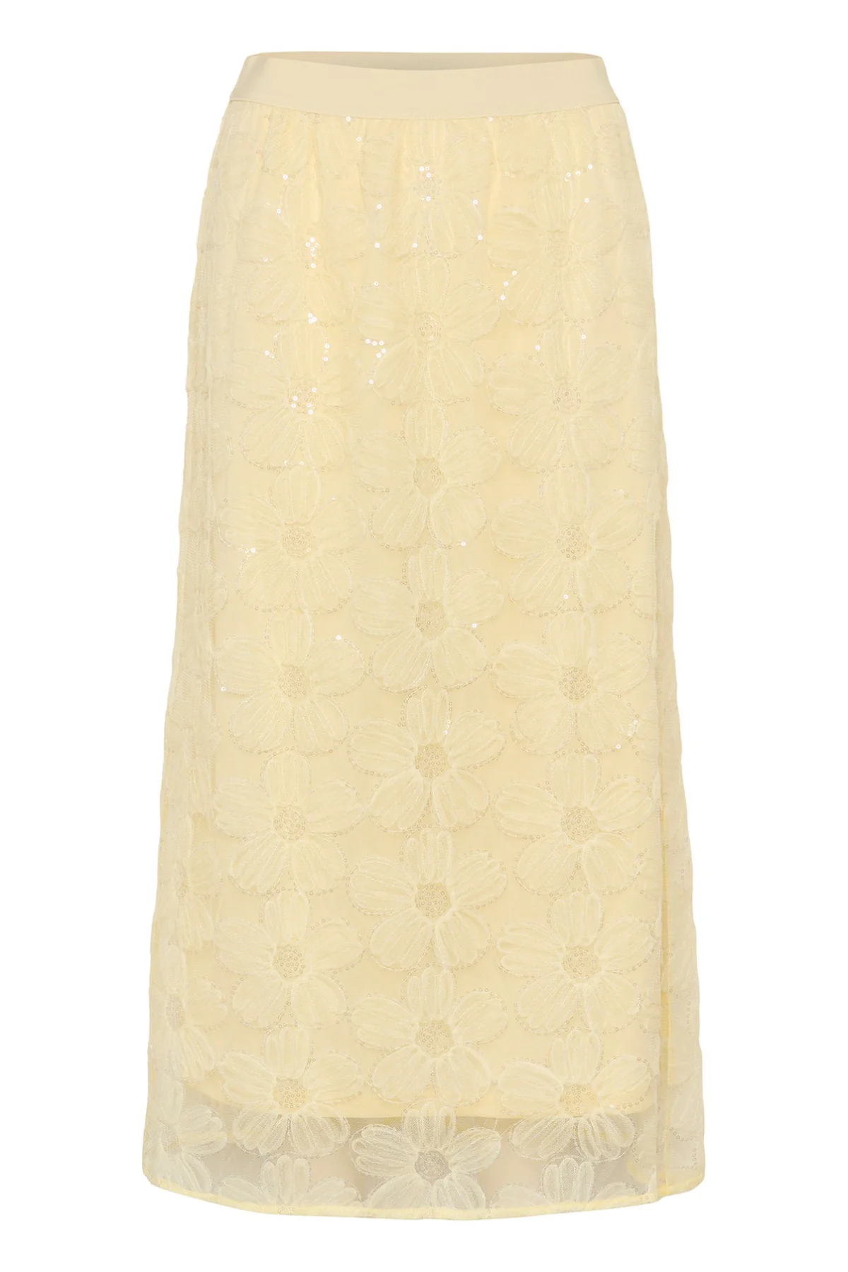 CUmera - Lang blonde blomster nederdel - Image 2