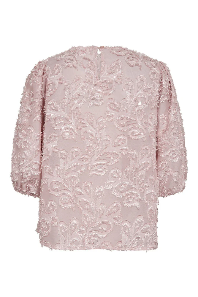 Evie - Trekvartærmet bluse med mønster - Image 3