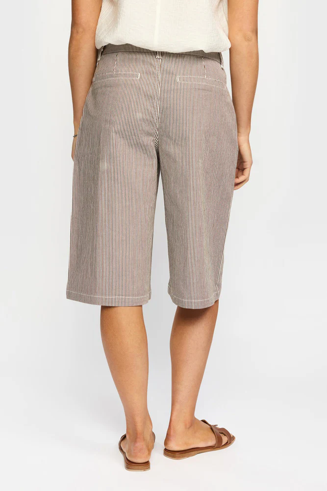 FIONA - Løse bermudashorts med stribet mønster - Image 2