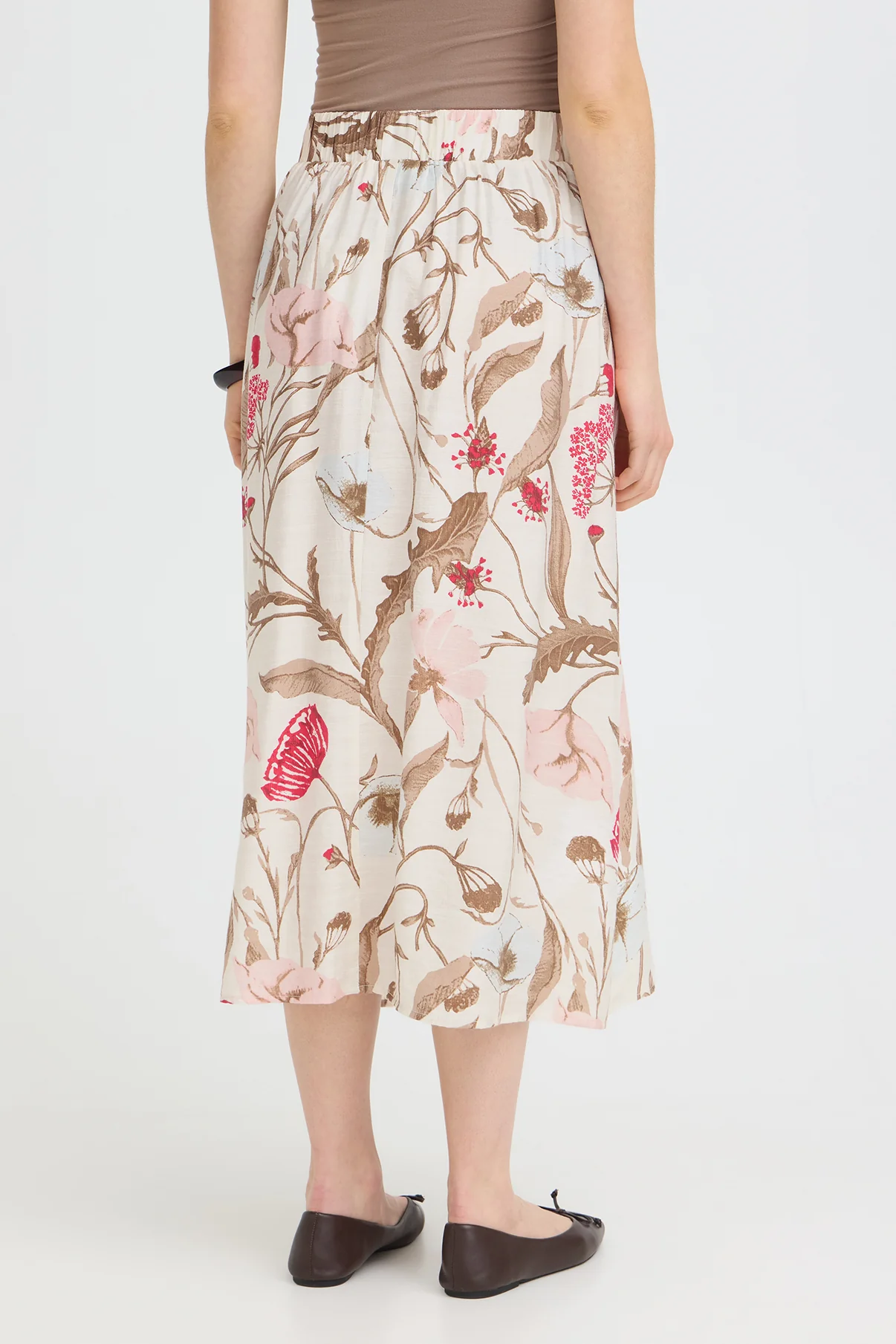 FRARIANA SK 2 - Lang blomster nederdel med slids - Image 3