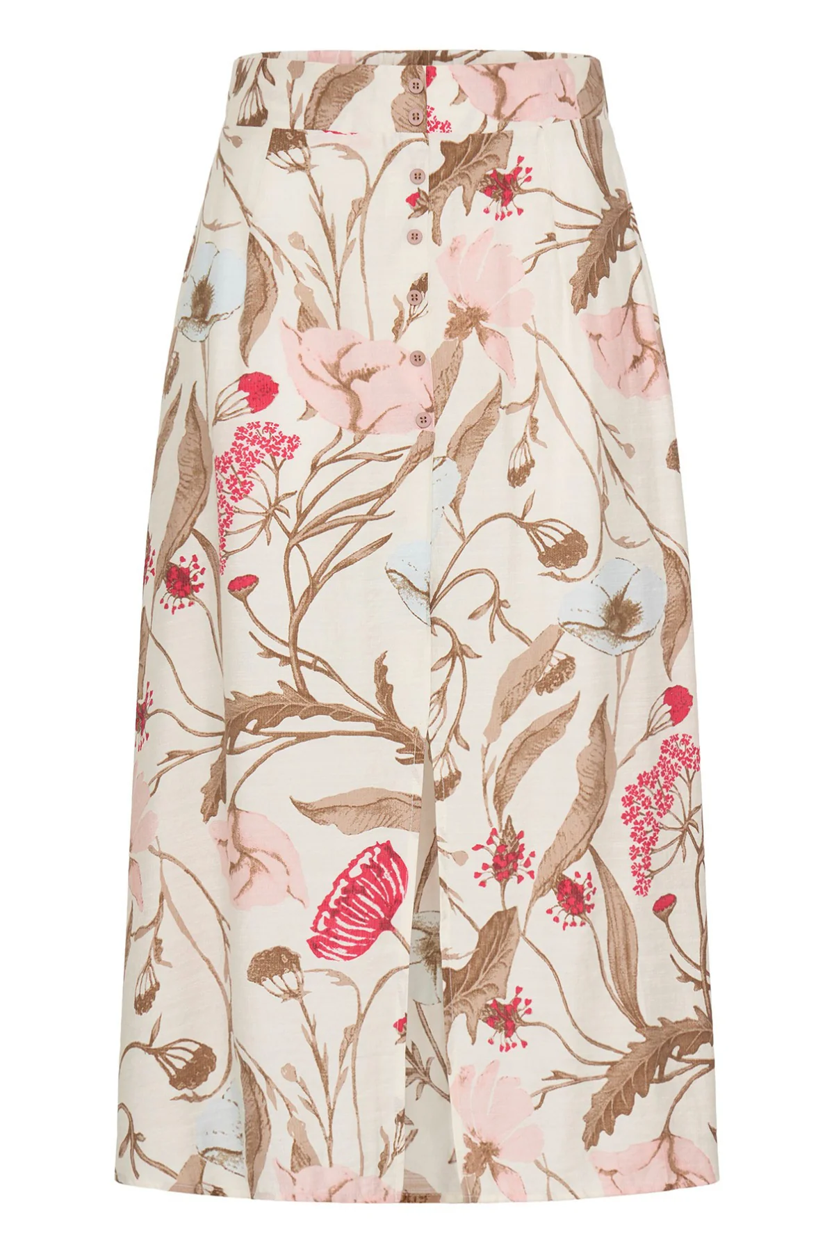 FRARIANA SK 2 - Lang blomster nederdel med slids - Image 6
