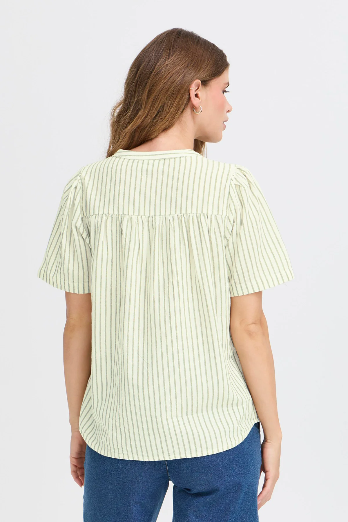 FRBONNIE BL 3 - Kortærmet bluse med v-udskæring - Image 9