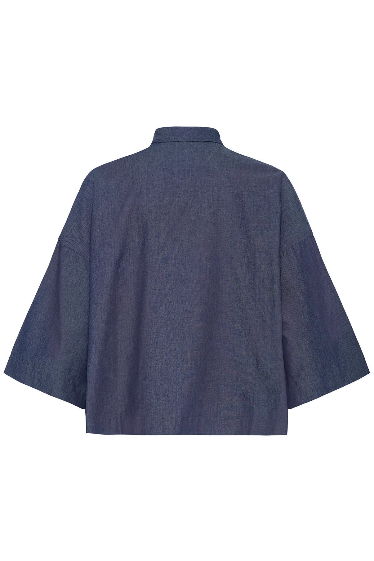FRFIRANA SH 1 - Skjortebluse med trekvartærmer i denimlook - Image 3