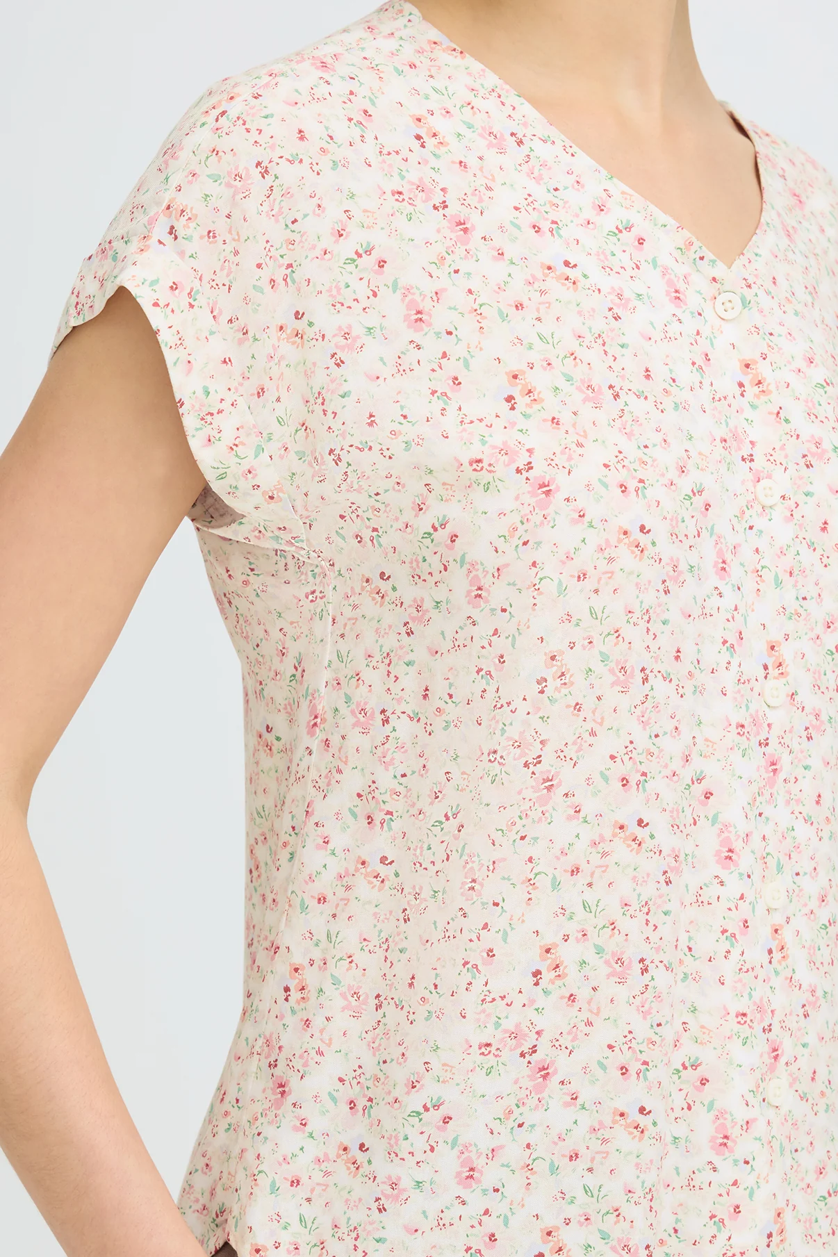 FRHEAT BL 3 - Kortærmet skjortebluse med print - Image 13