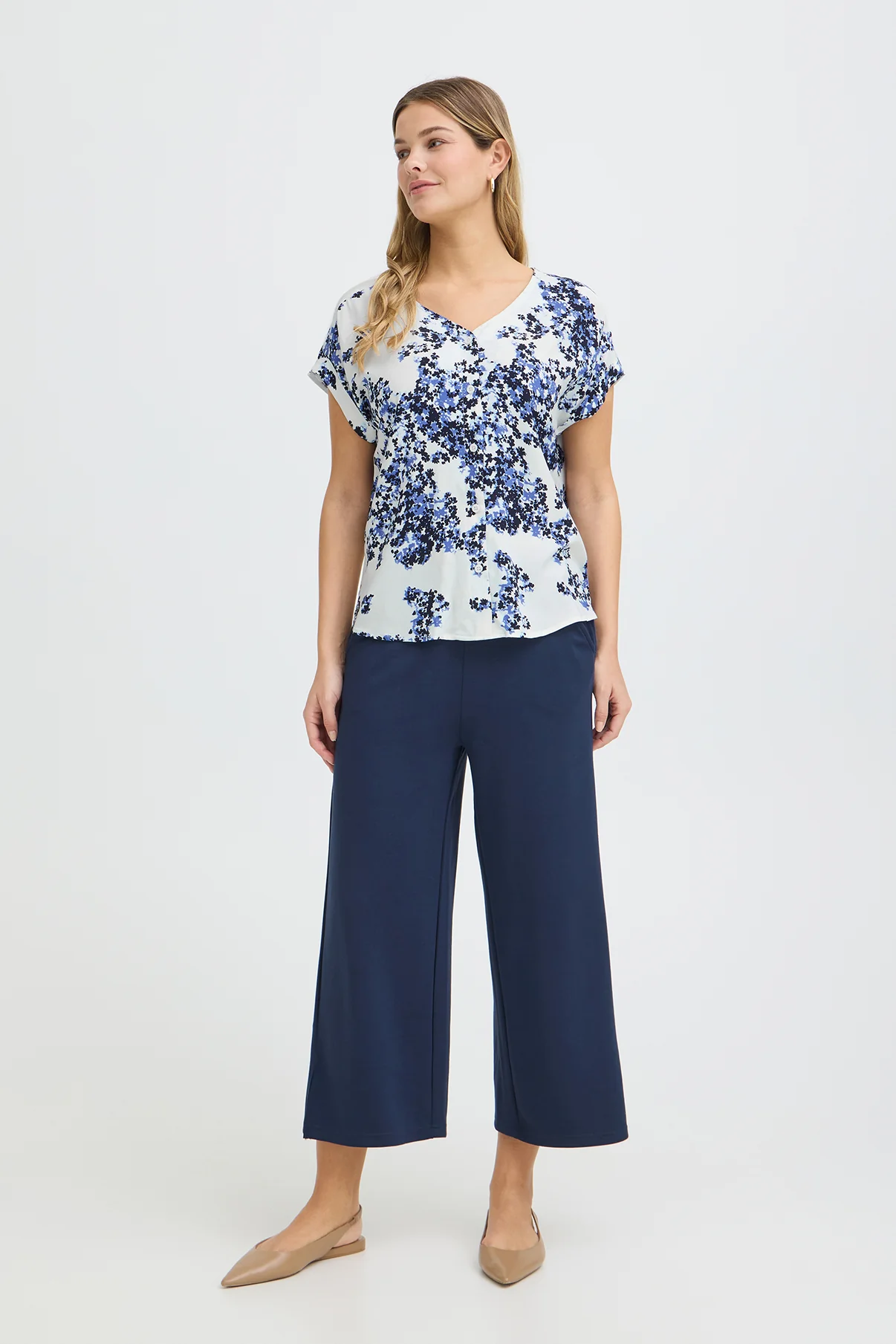 FRHEAT BL 3 - Kortærmet skjortebluse med print - Image 2