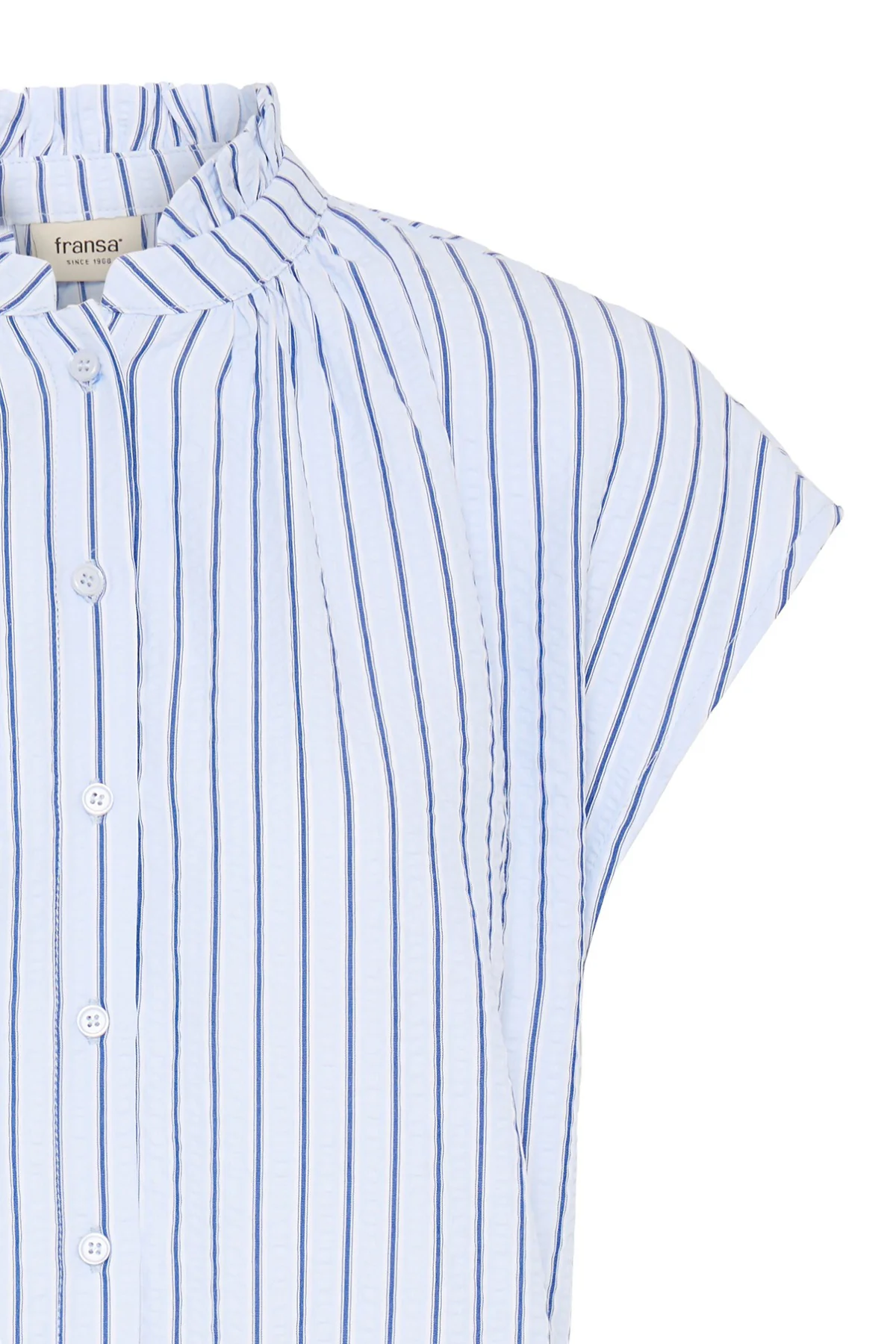 FRSTARLA SH 1 - Kortærmet skjortebluse med striber - Image 11
