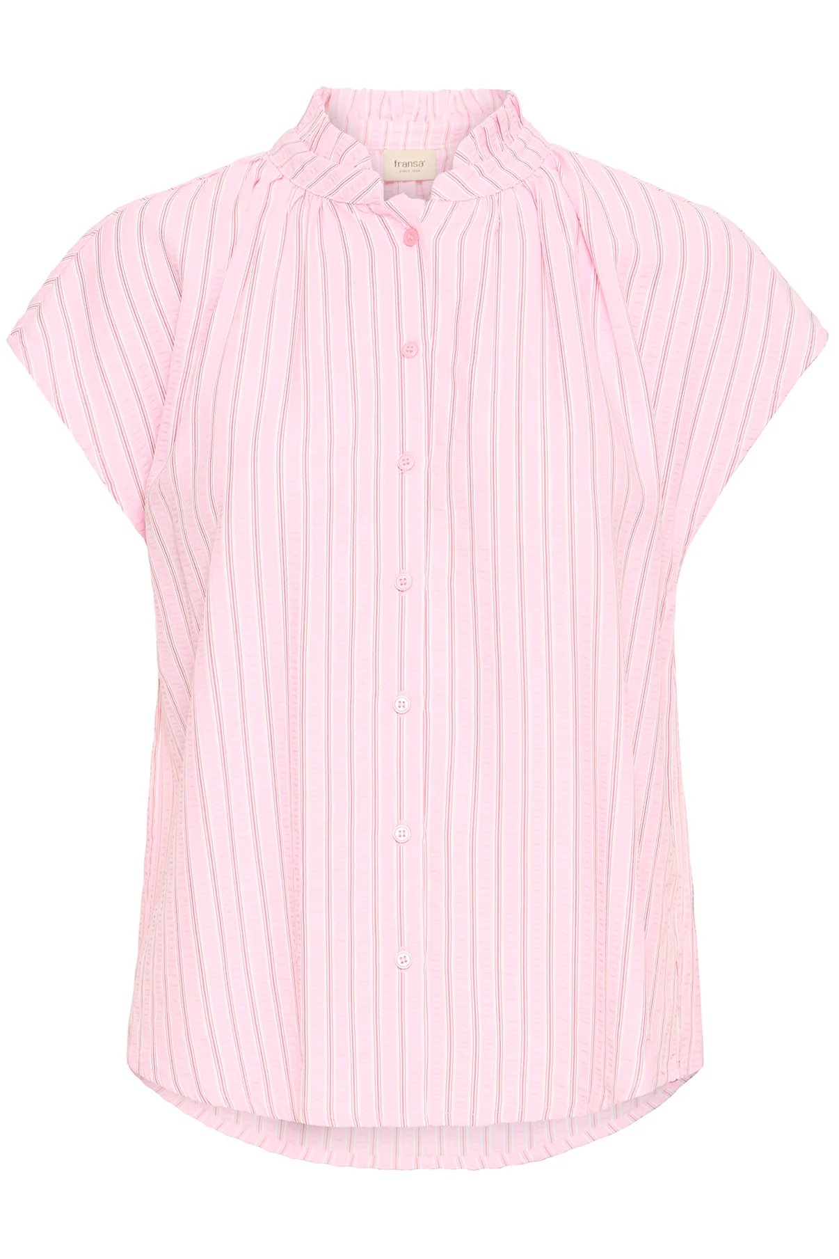 FRSTARLA SH 1 - Kortærmet skjortebluse med striber - Image 6