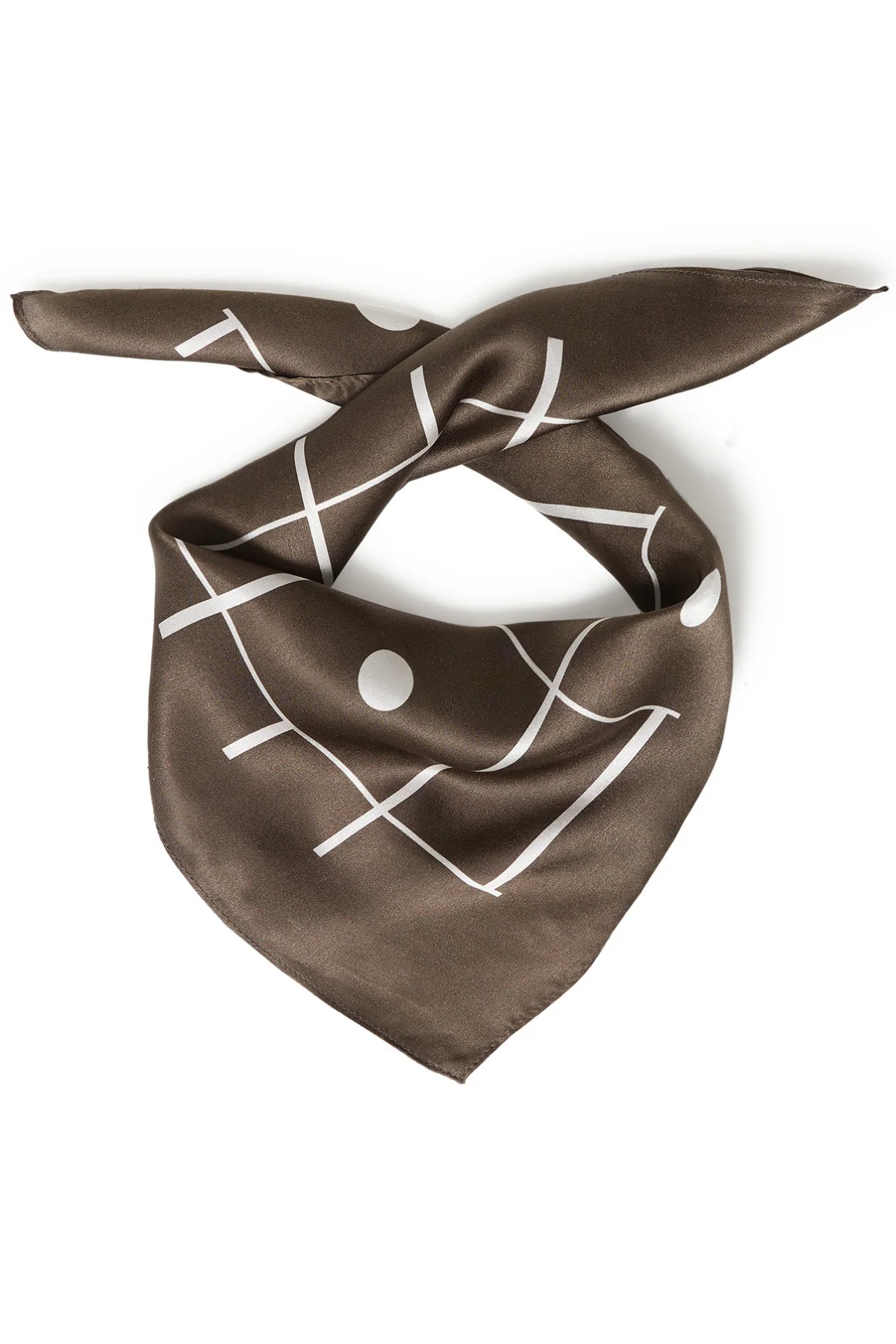 FRSILLA - Silketørklæde med mønster - Image 7
