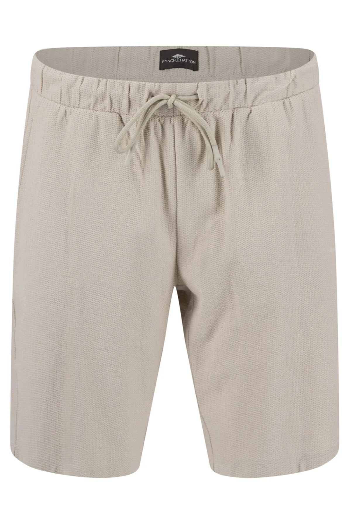 Struktureret jersey bermudashorts med snøre - Image 3