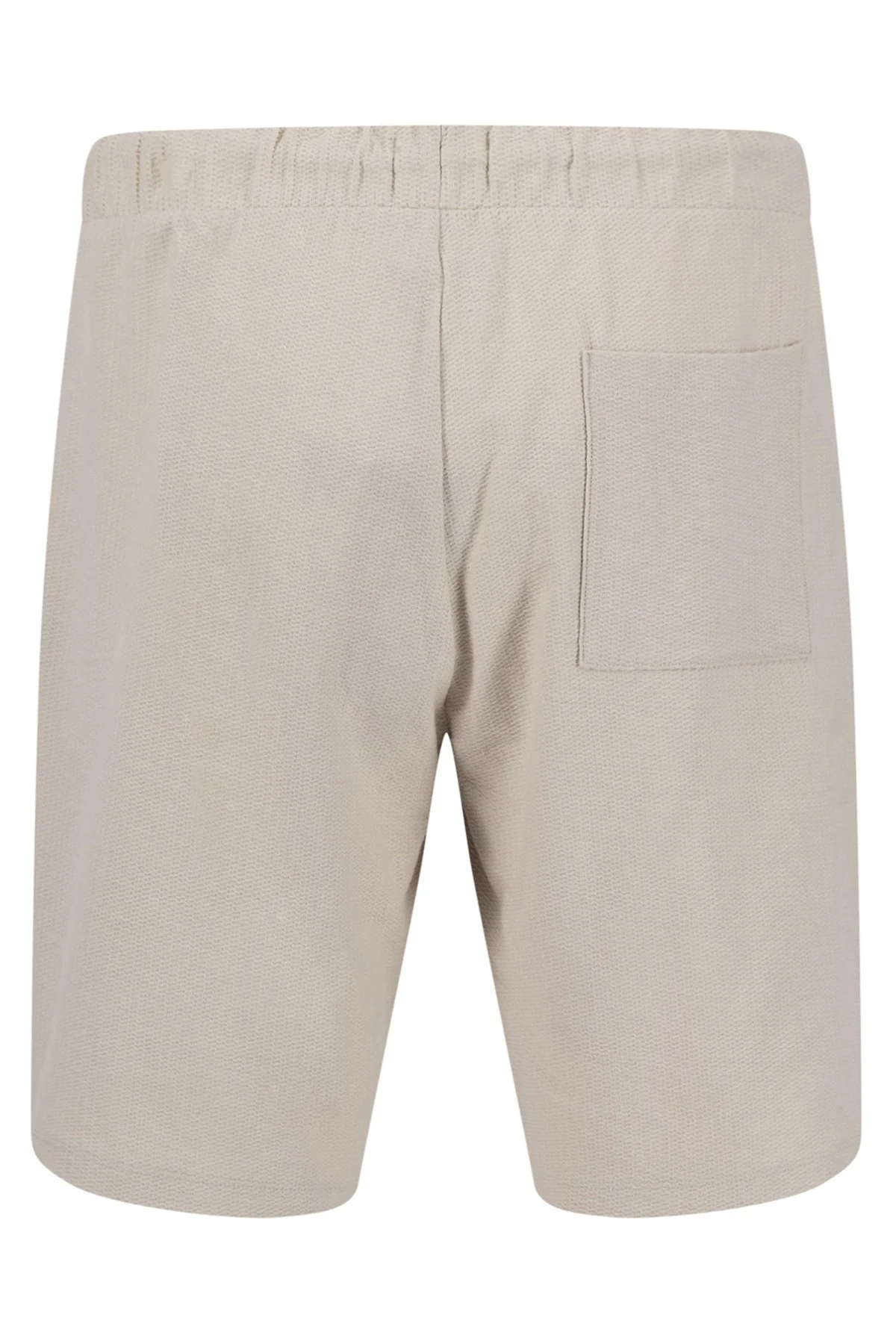 Struktureret jersey bermudashorts med snøre - Image 4