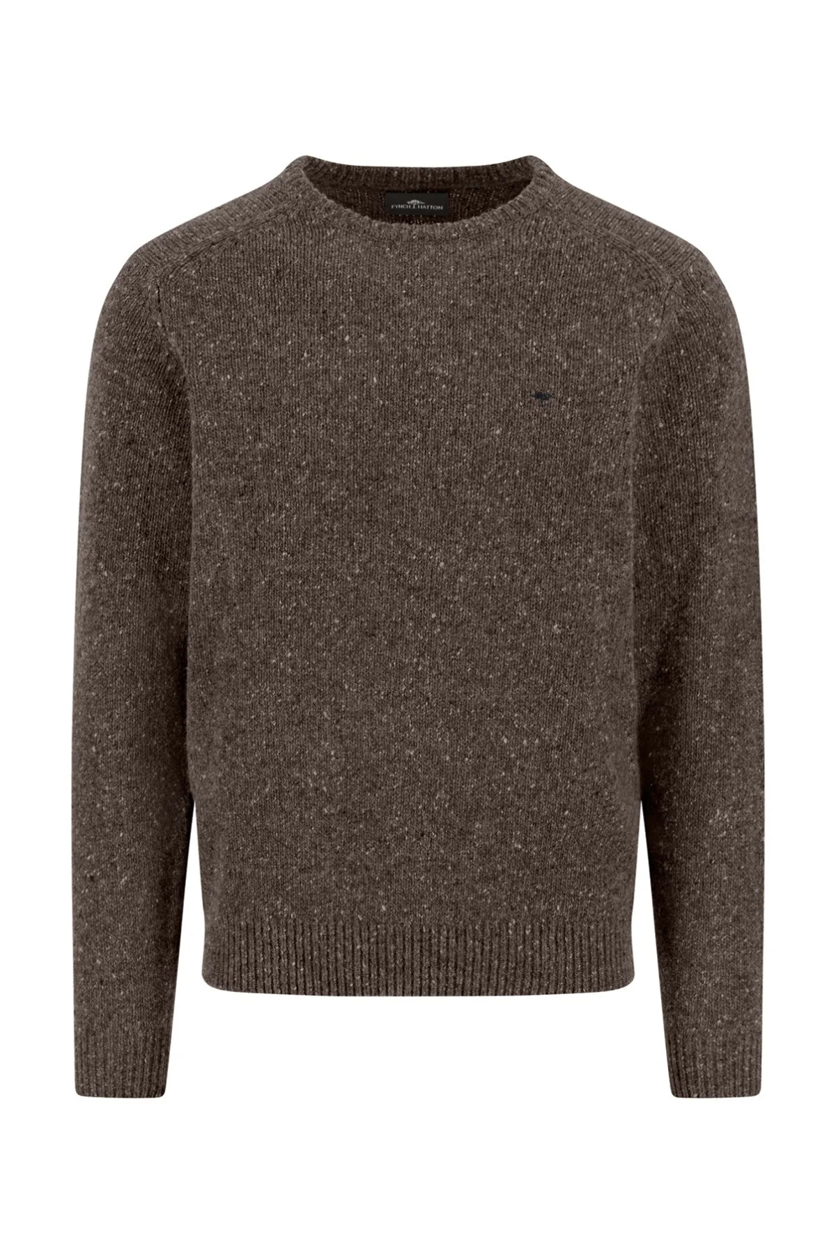 Klassisk pullover med rund halsudskæring