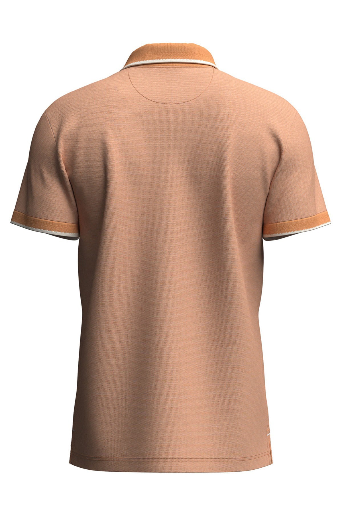 Polo T-shirt med struktur og kontrastdetaljer - Image 4