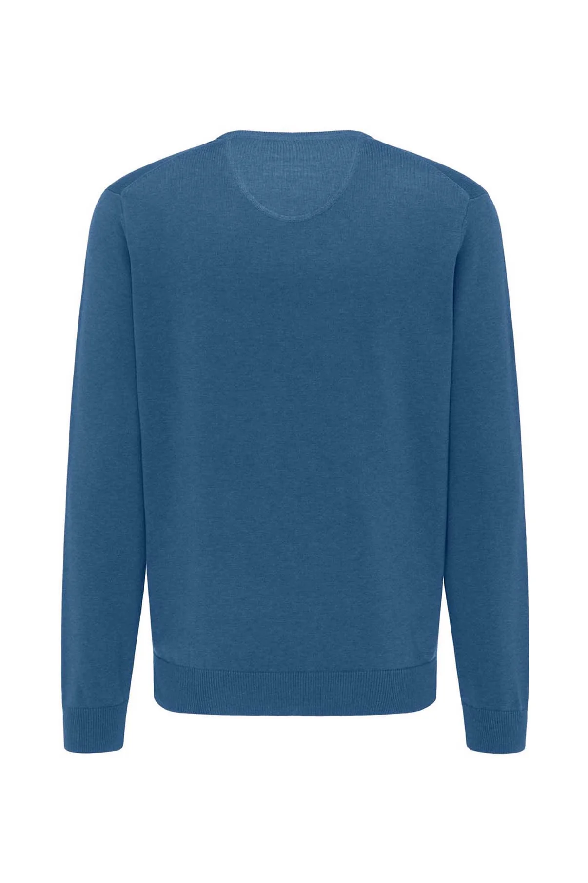 Pullover med V-hals og ribkant - Image 14