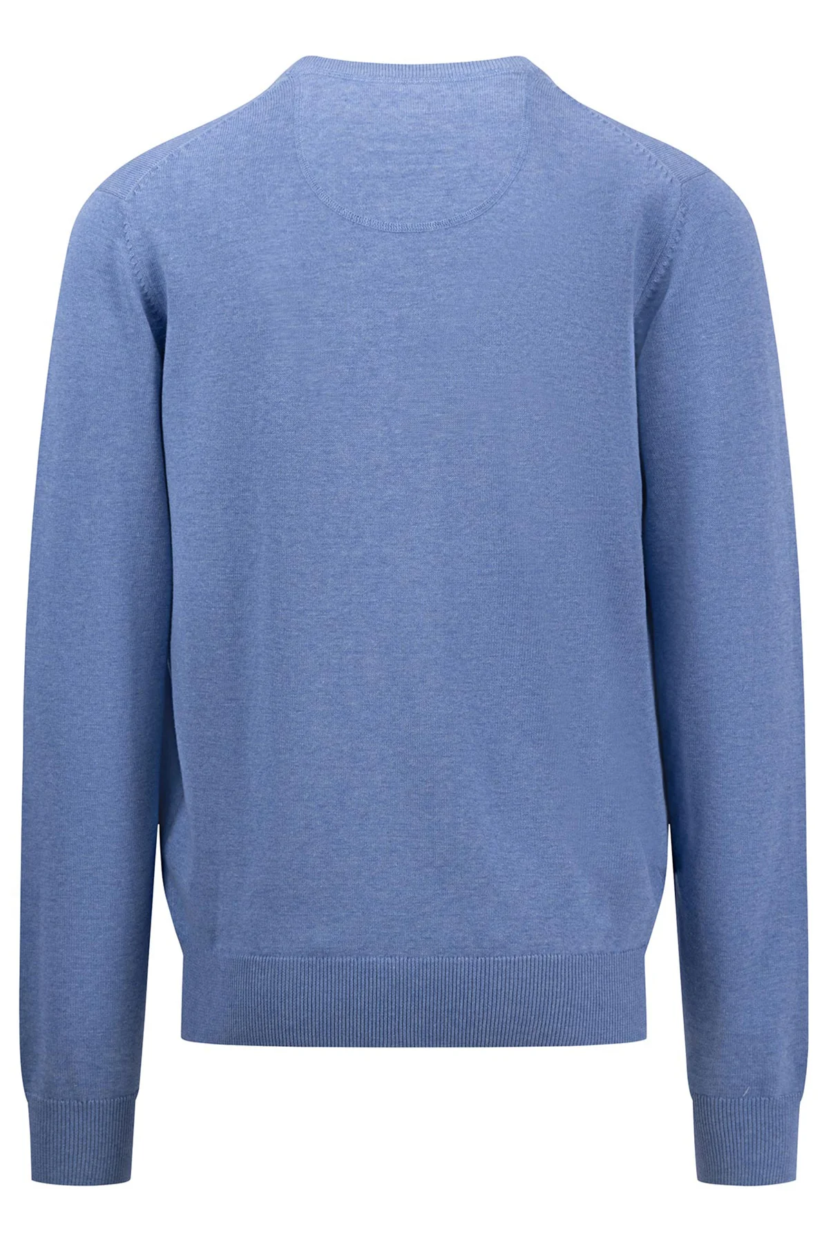 Pullover med V-hals og ribkant - Image 16