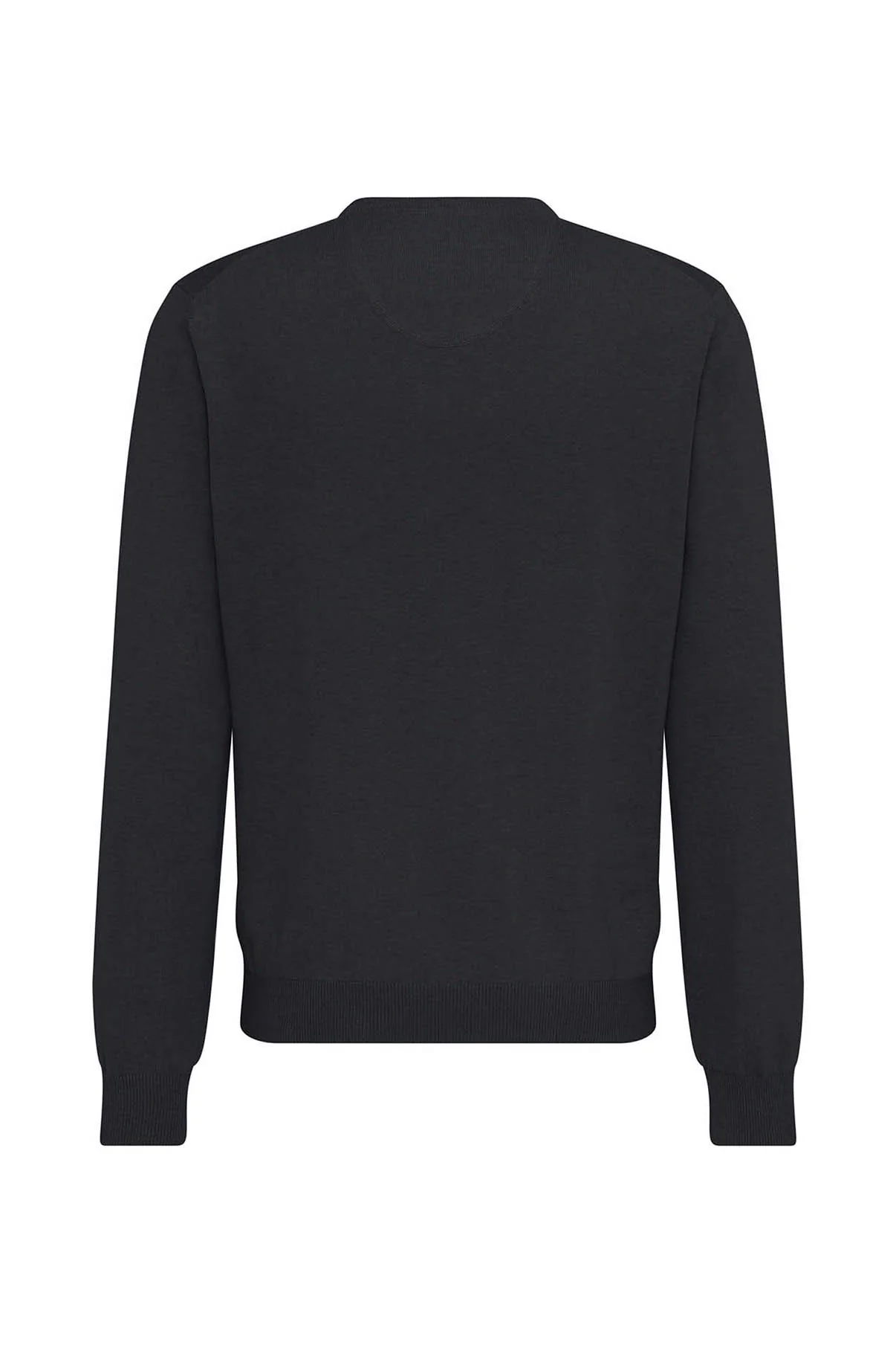 Pullover med V-hals og ribkant - Image 8