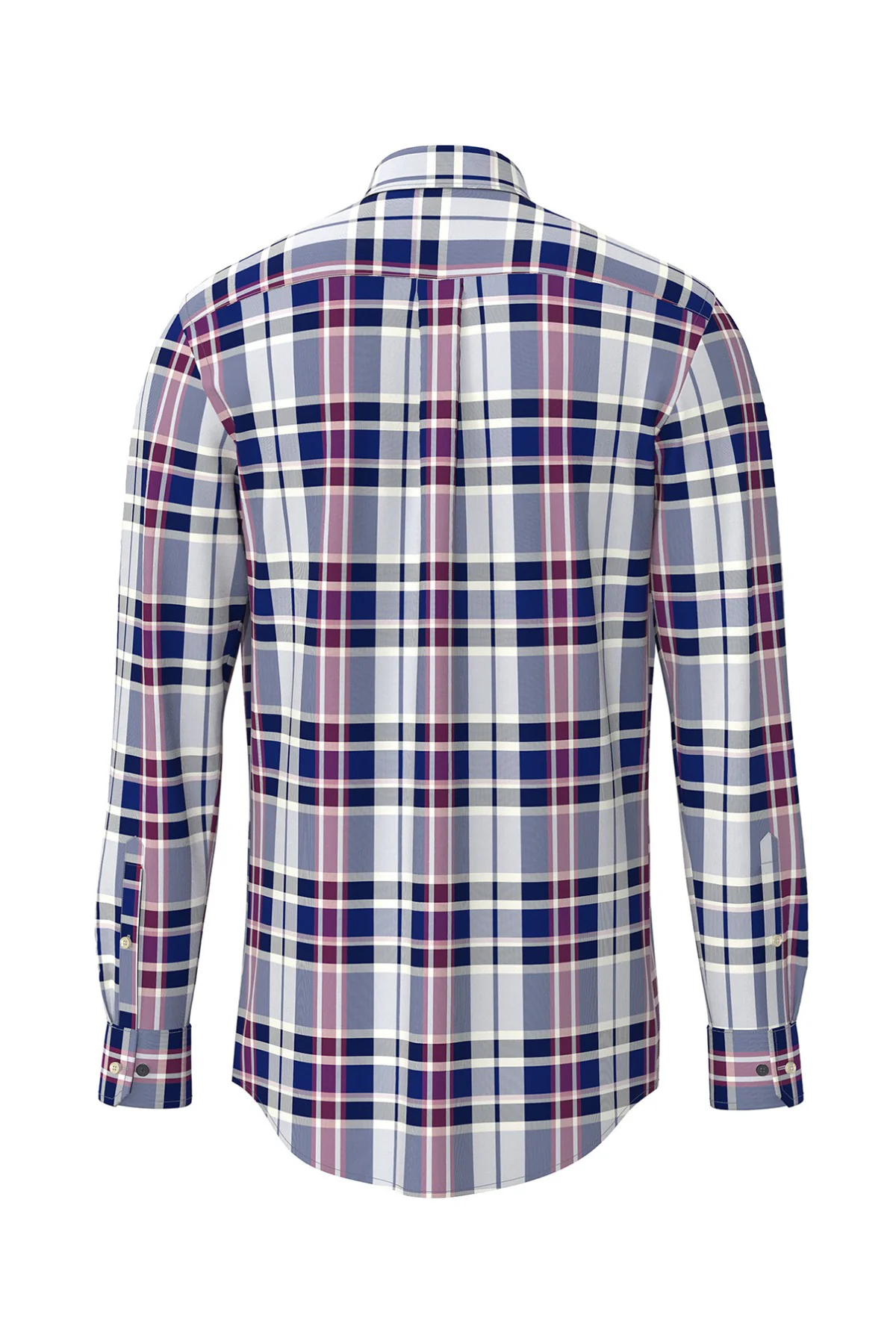 Ternet skjorte med brystlomme og button down-krave - Image 2