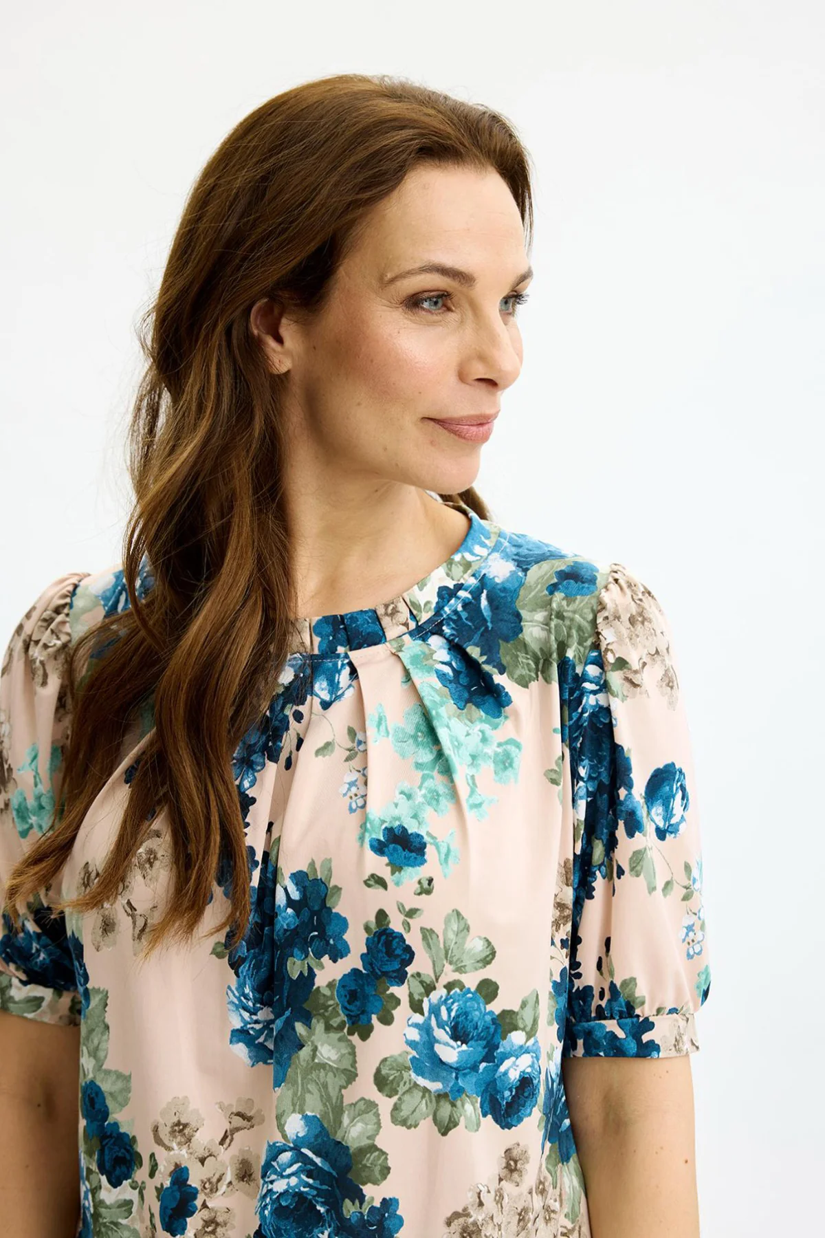 Grazia - Blomstret bluse med korte ærmer - Image 3