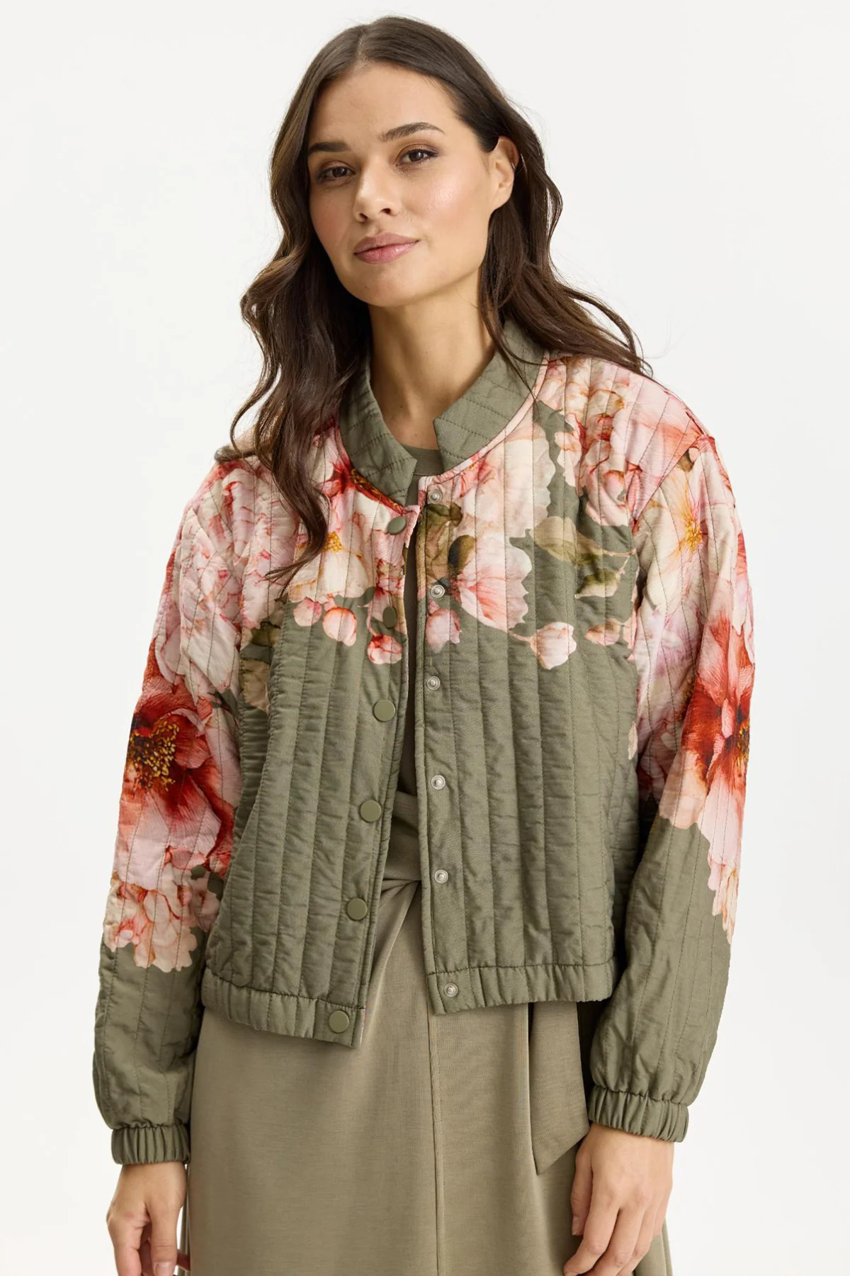Angelina - Let jakke med blomster