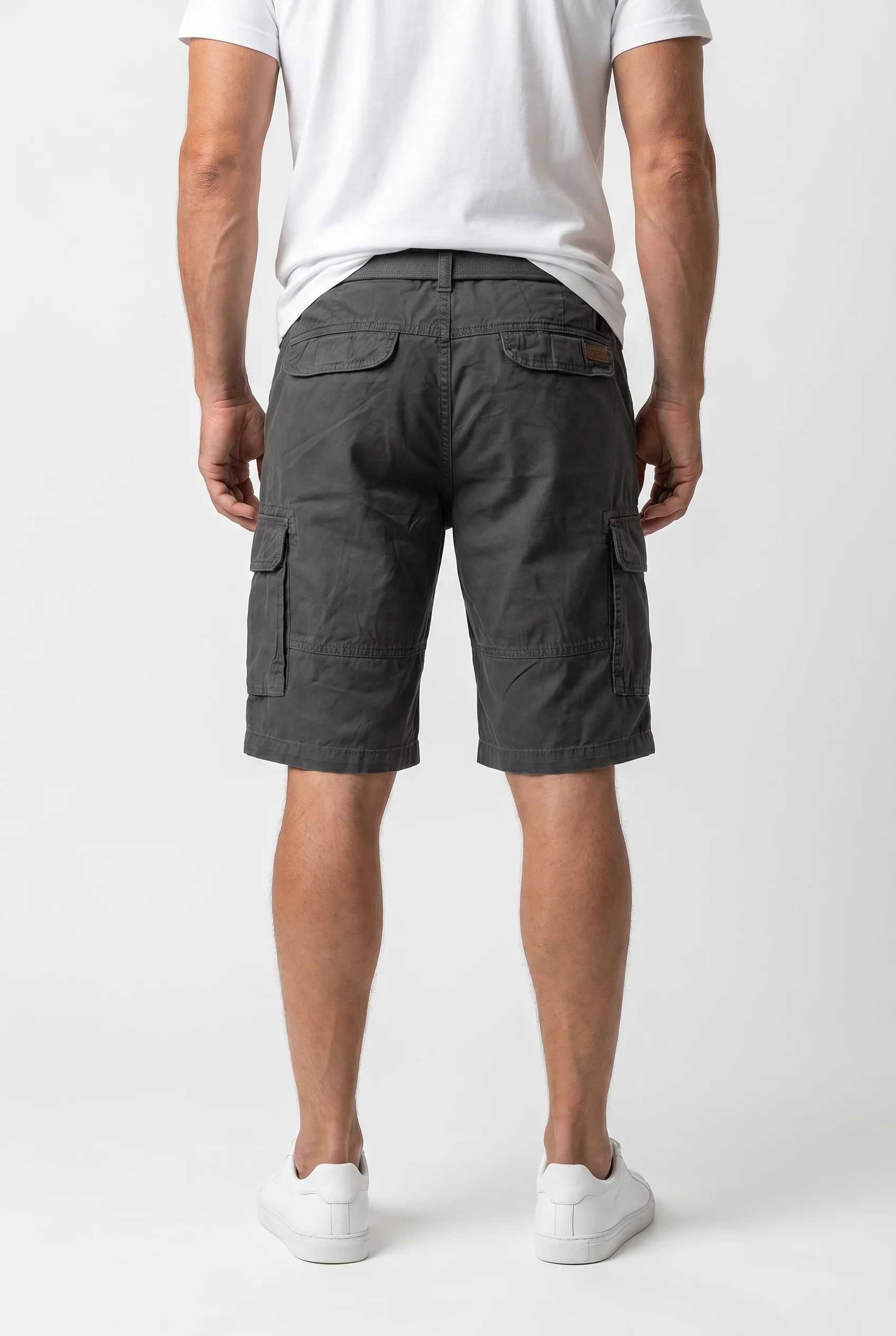 INMonroe - Cargo shorts med bælte og sidelommer - Image 5