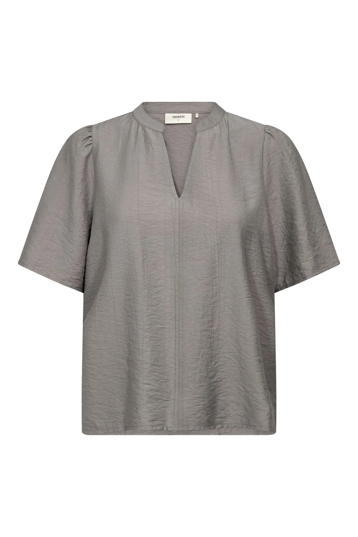 Isa - Bluse med rynkedetaljer ved skuldrene - Image 6