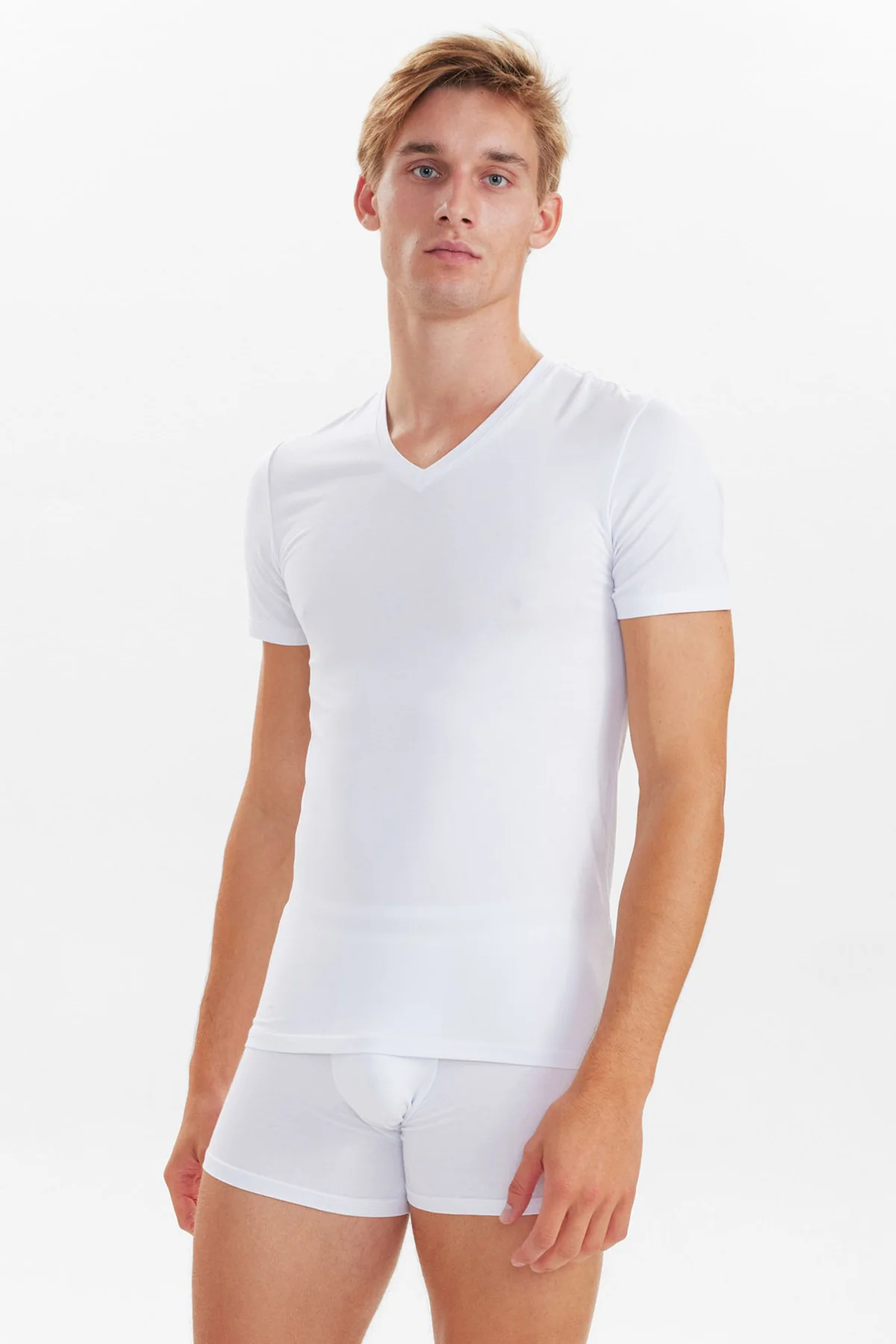 JBS of Denmark 2-Pack FSC V-Neck Bamboo - Image 6