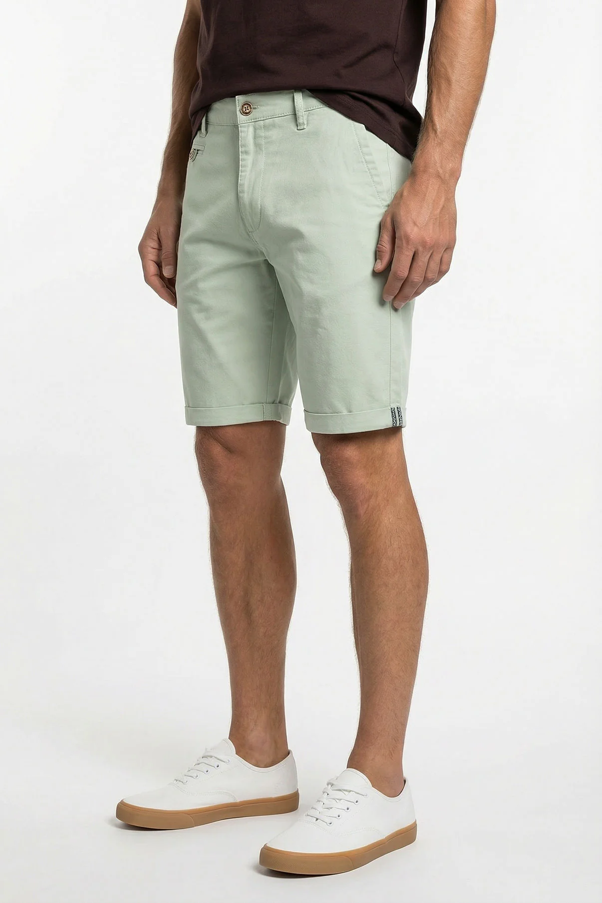Alfonso - Chino shorts med let strech - Image 5
