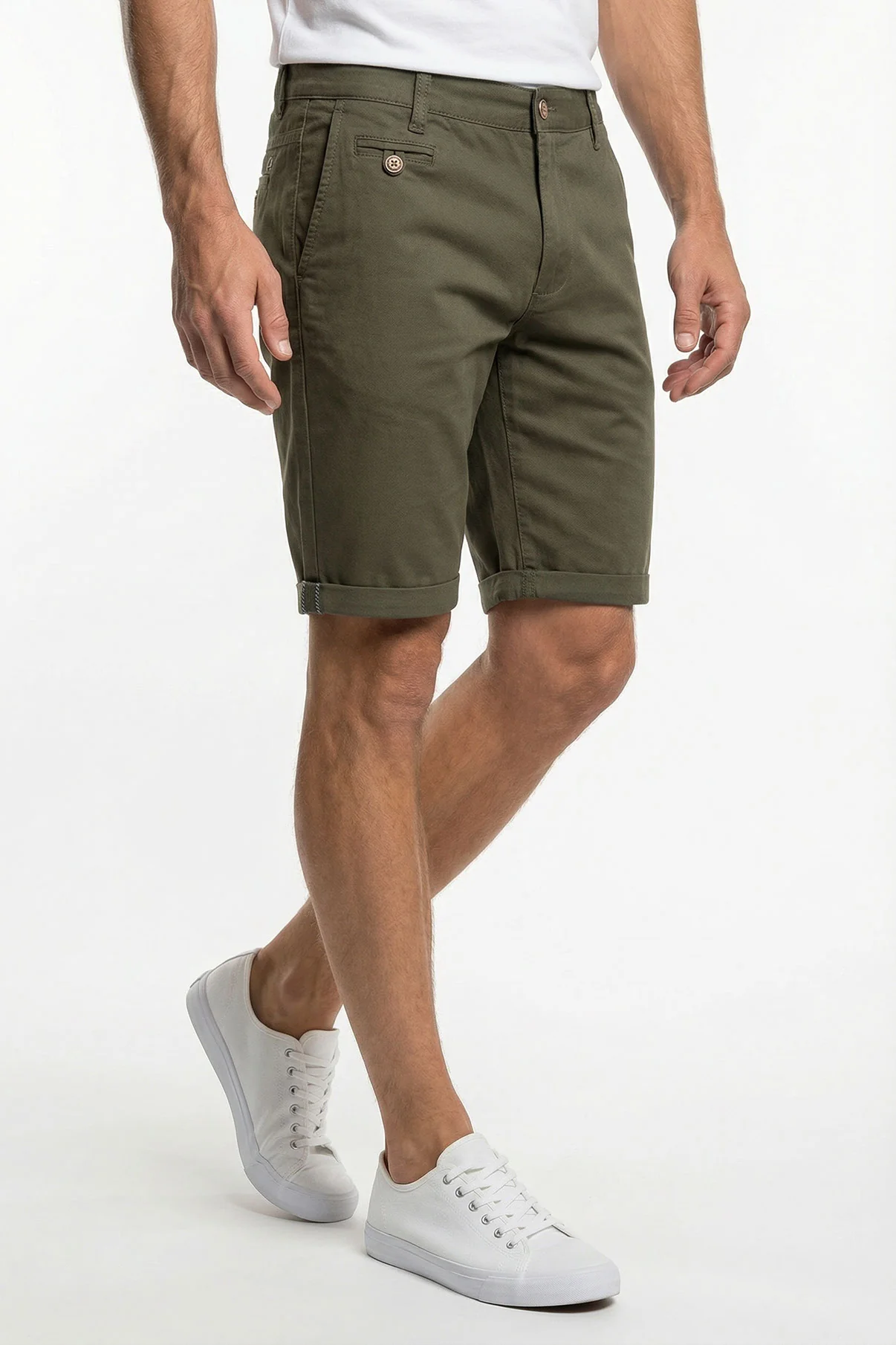 Alfonso - Chino shorts med let strech - Image 9