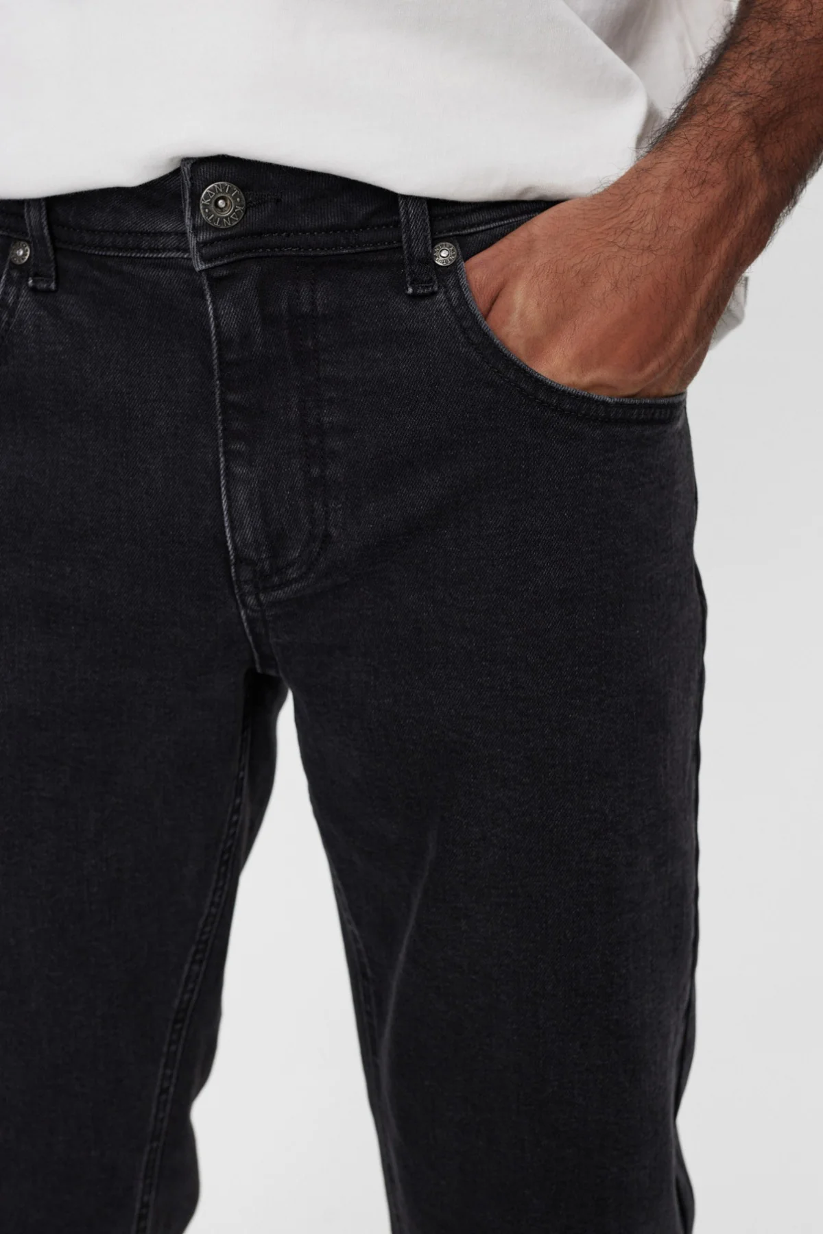 Gavin 104 - Jeans med lige ben og sort vask - Image 4