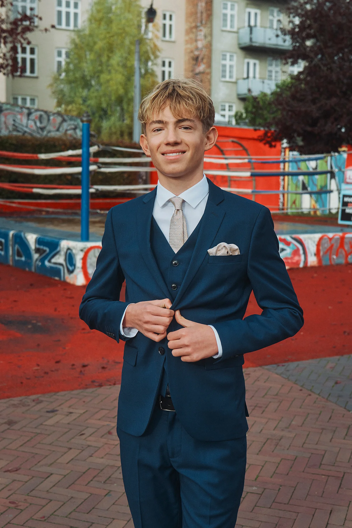 Marco junior - Vest med knaplukning - Image 13