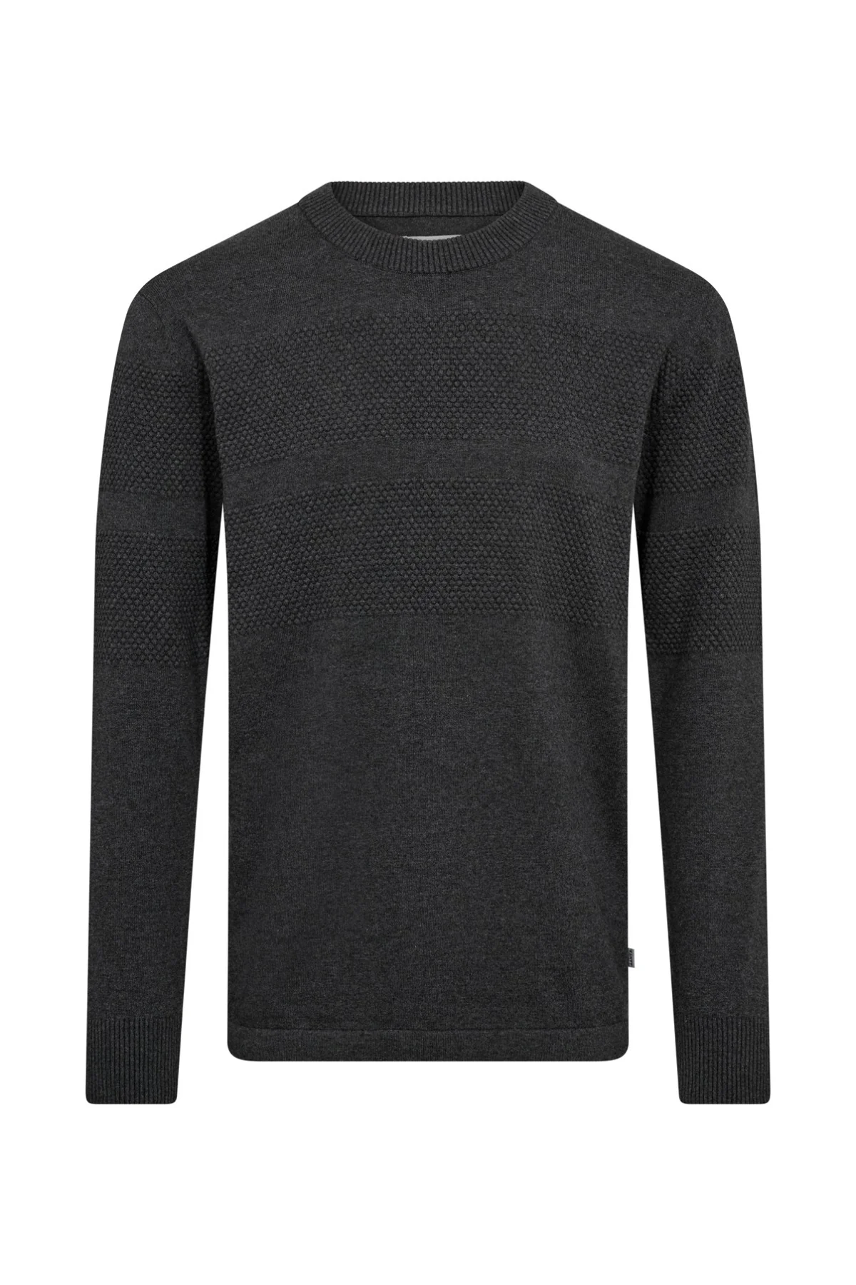 Vilmar - Pullover med struktur og rund halsudskæring - Image 6
