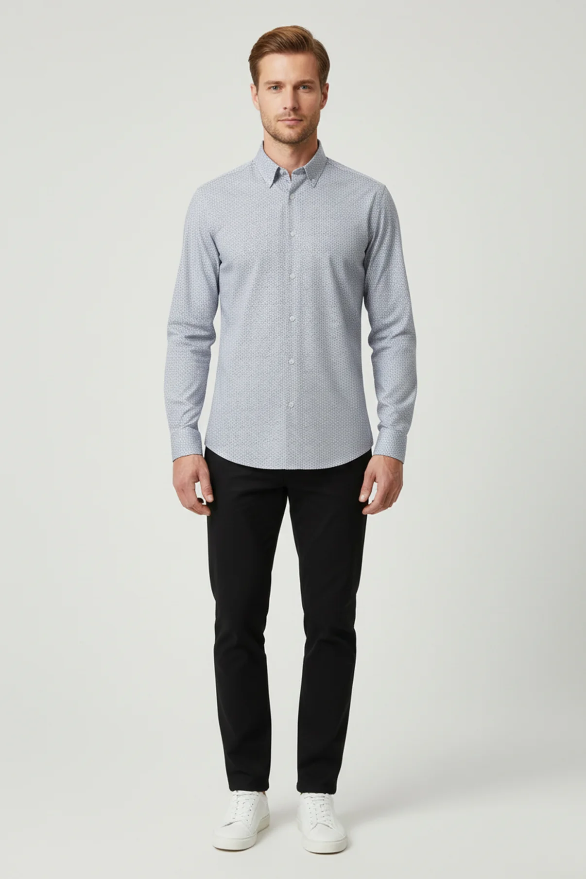 Ravi LS - Langærmet jersey skjorte med ultra stretch - Image 2