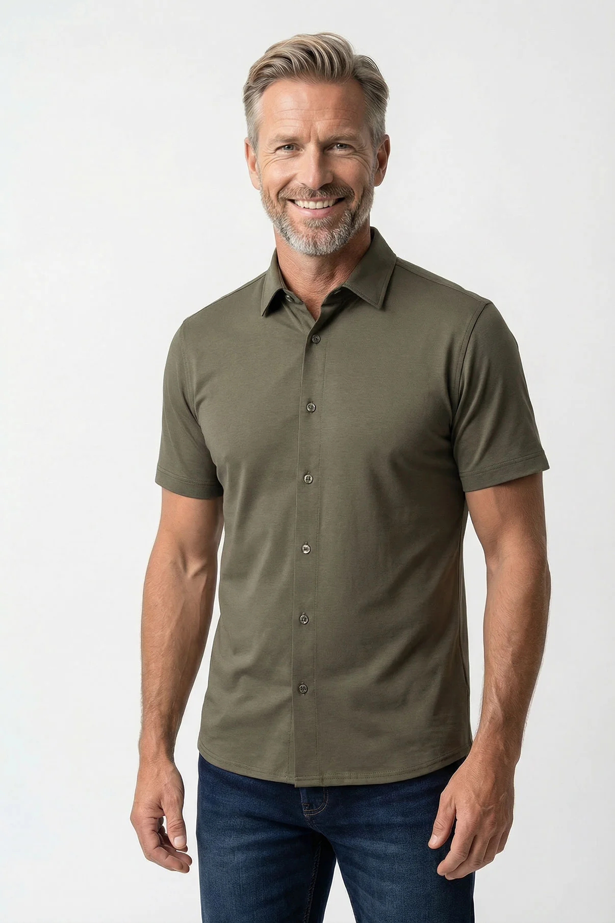 Ravi SS - Kortærmet jersey skjorte med ultra stretch - Image 20