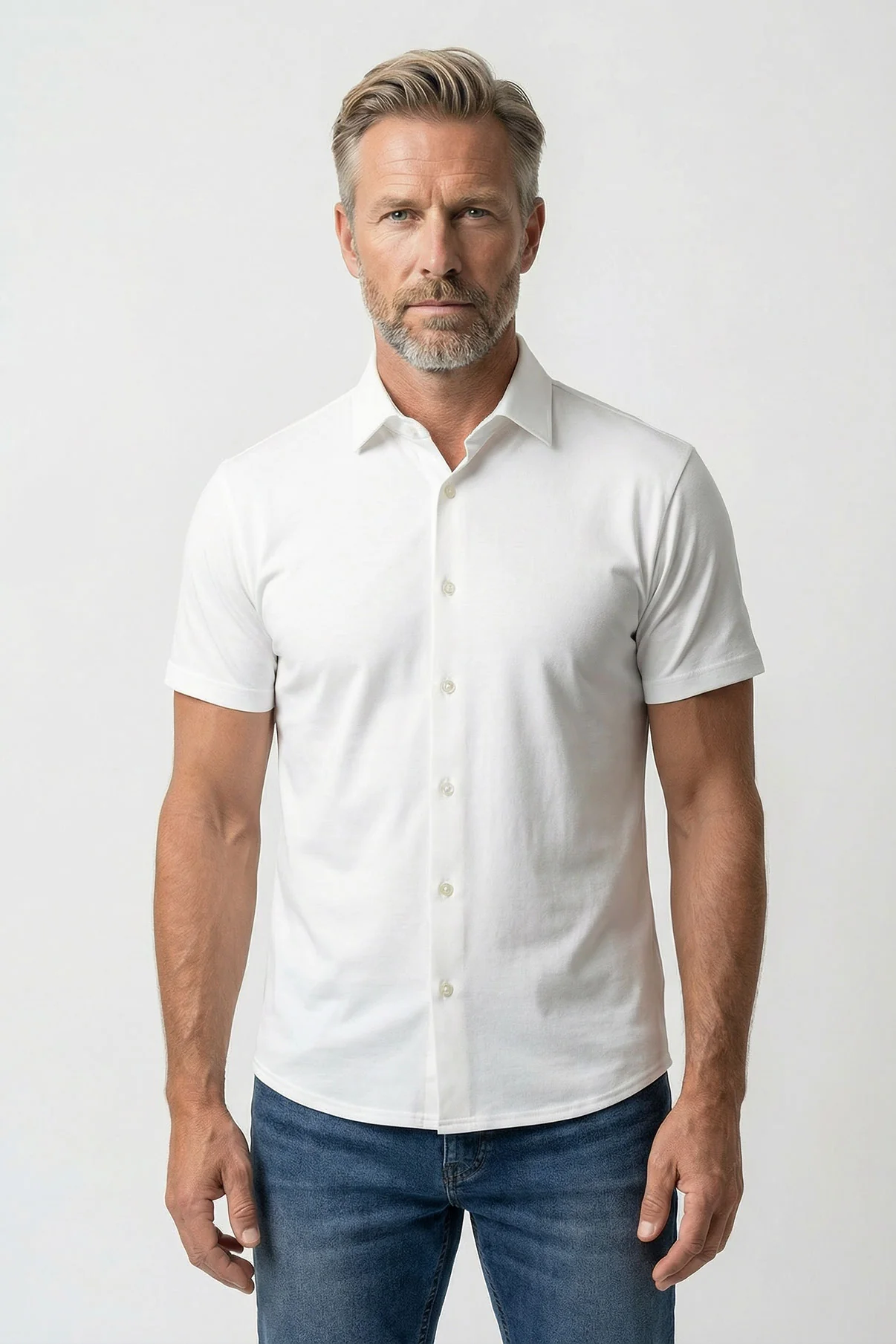 Ravi SS - Kortærmet jersey skjorte med ultra stretch - Image 7