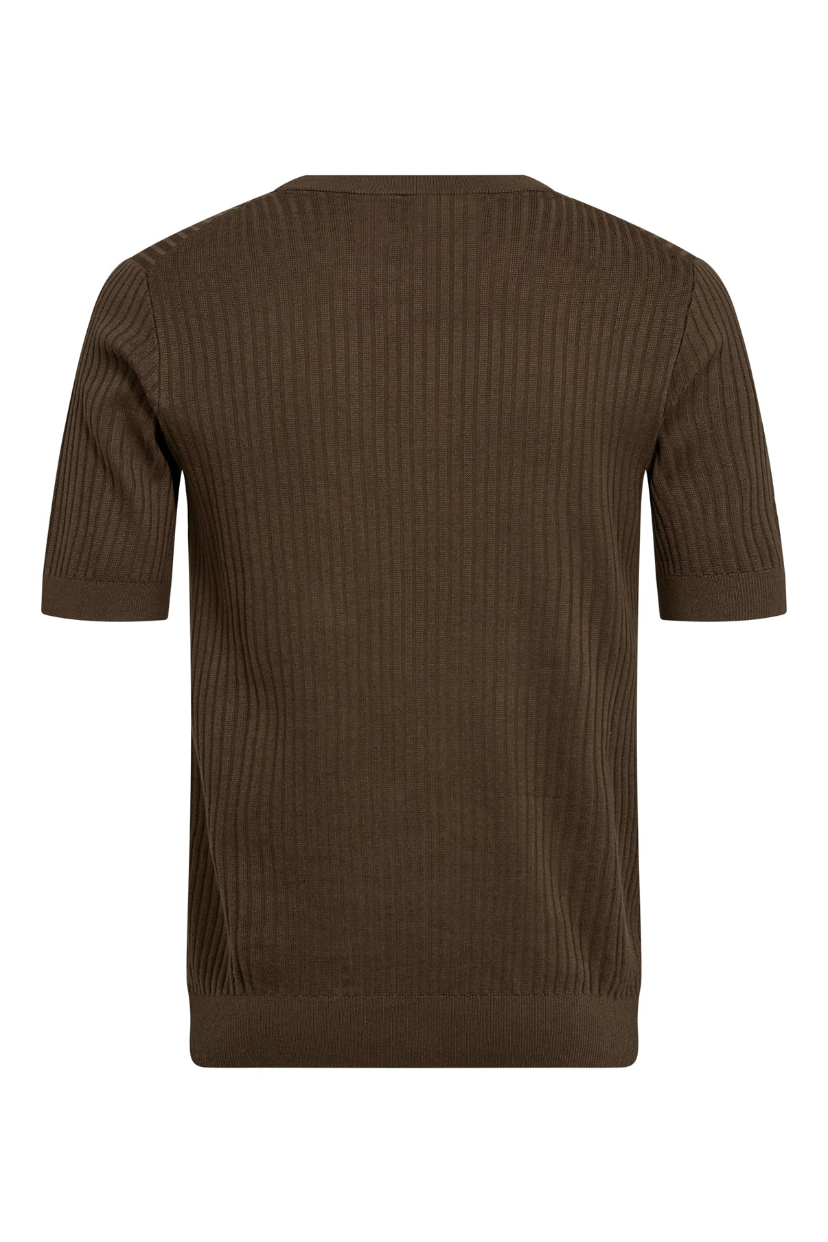 Poul SS - Kortærmet strik polo med ribstruktur - Image 4