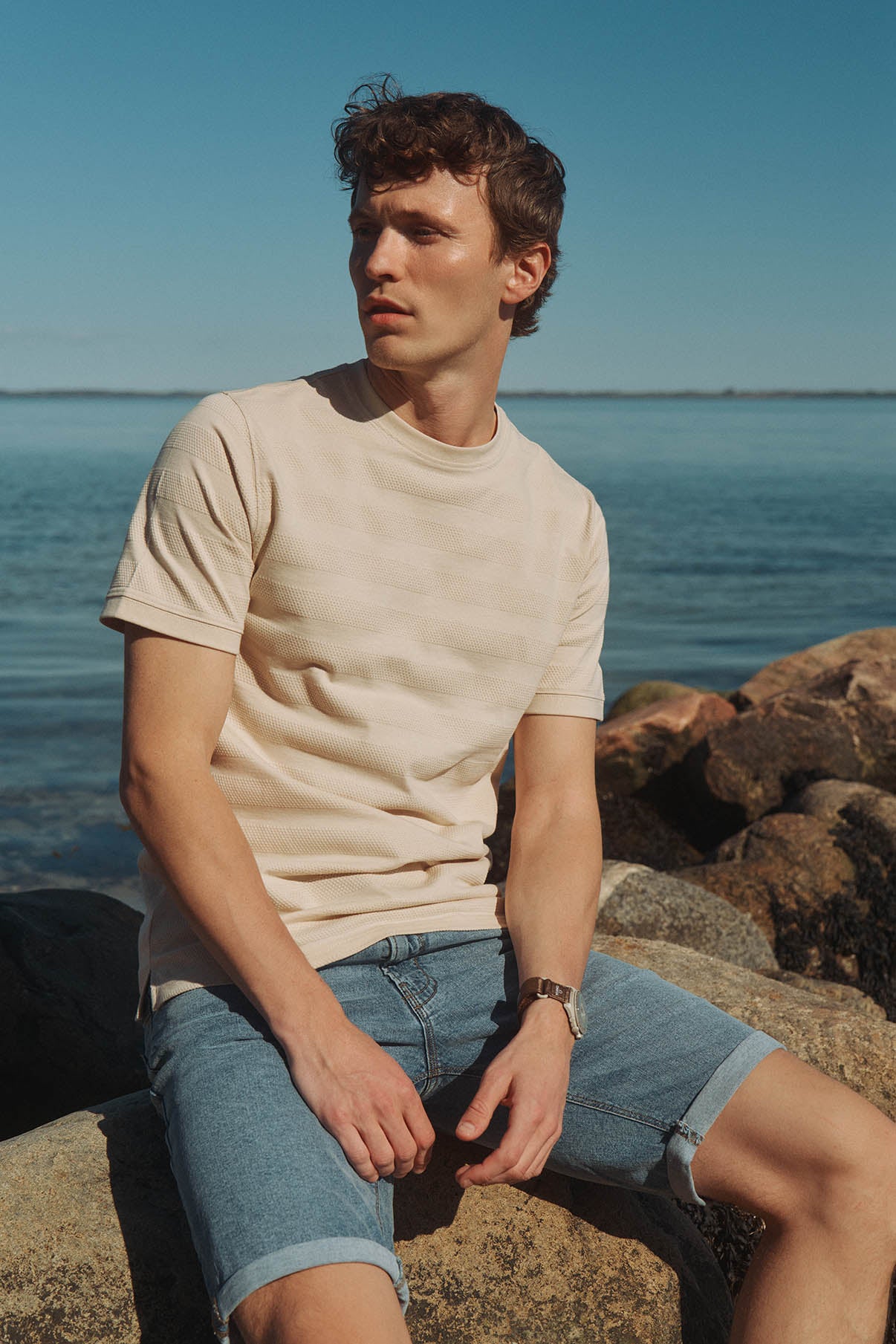 Dante SS - Kortærmet T-shirt med strukturstriber - Image 10