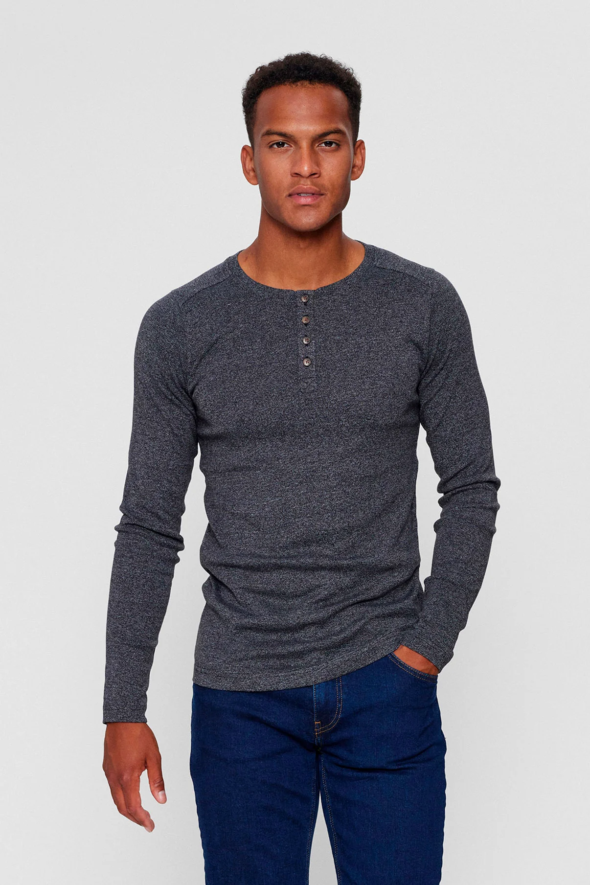 Bobby - T-shirt med lange ærmer og stolpelukning - Image 19